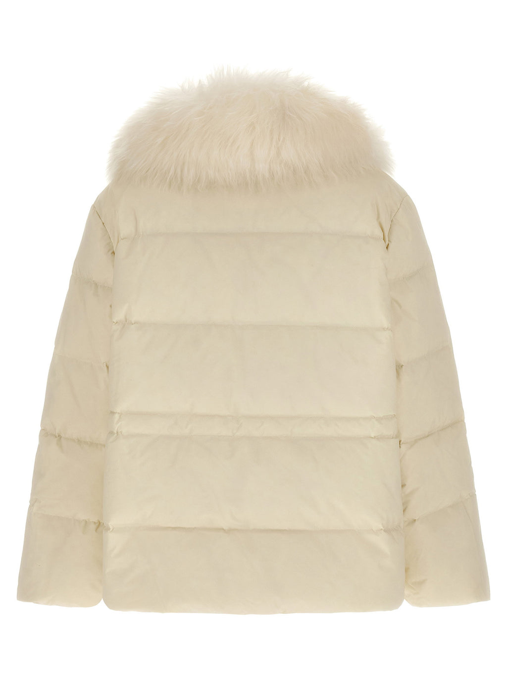 Army Yves Salomon Fur Insert Down Jacket