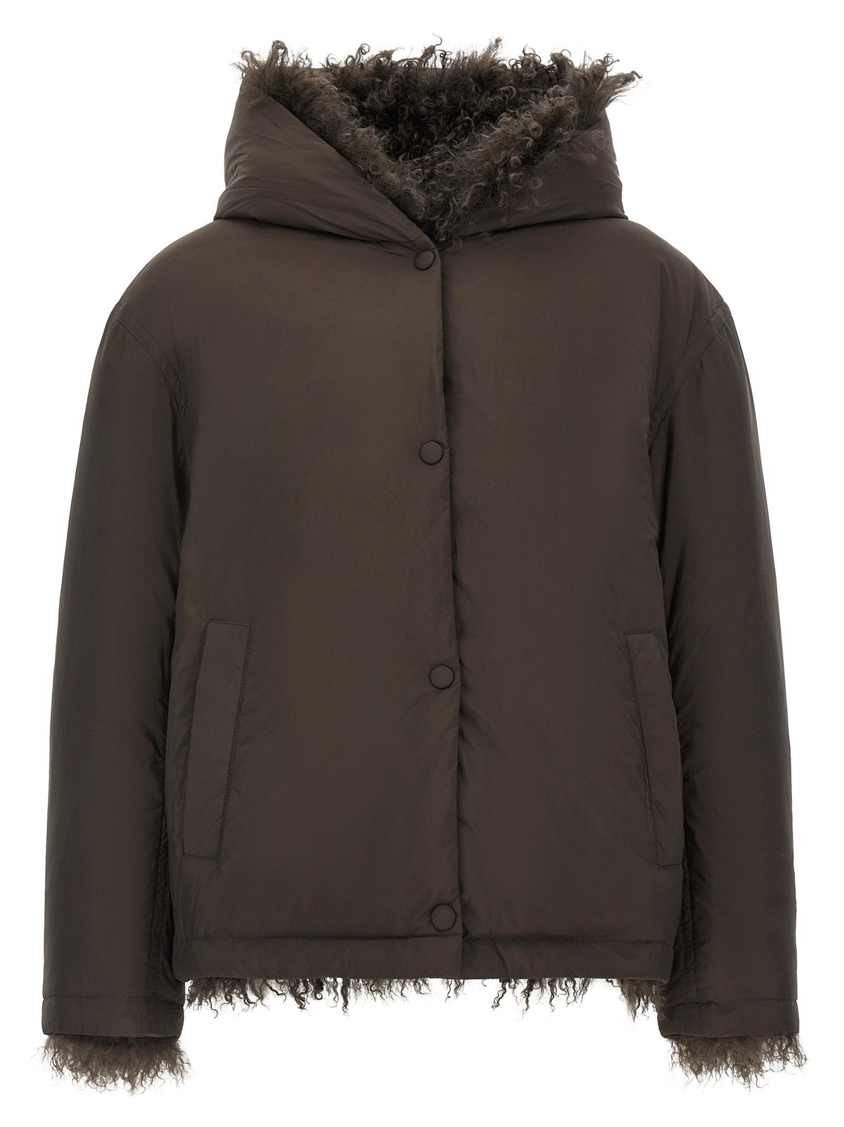 Army Yves Salomon Reversible Fur Down Jacket