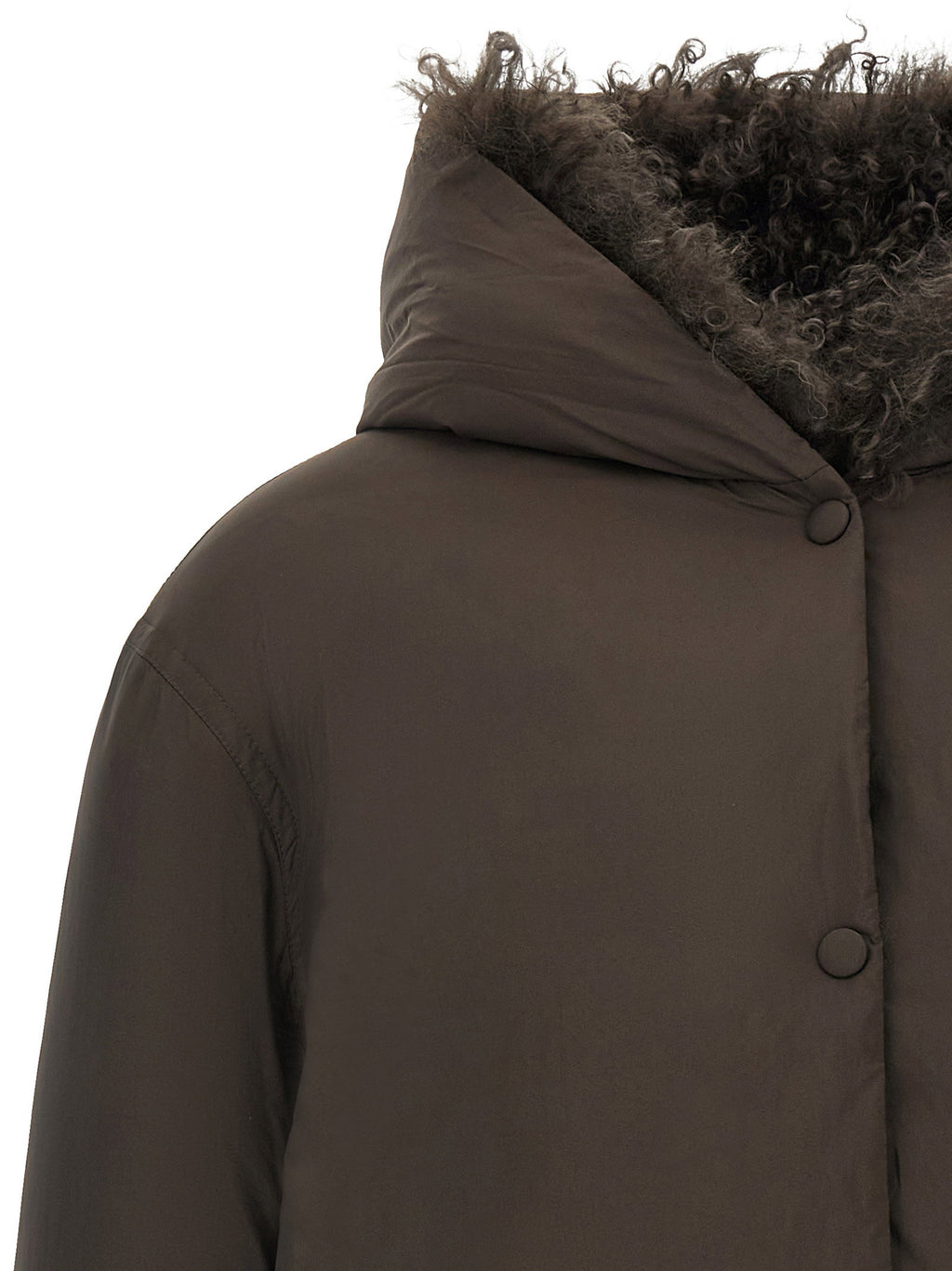 Army Yves Salomon Reversible Fur Down Jacket