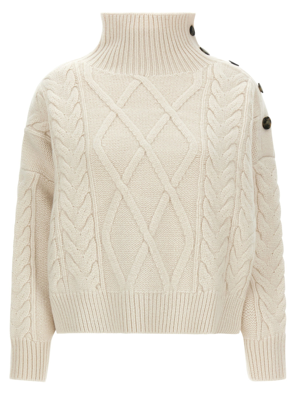 Yves Salomon Braided Sweater