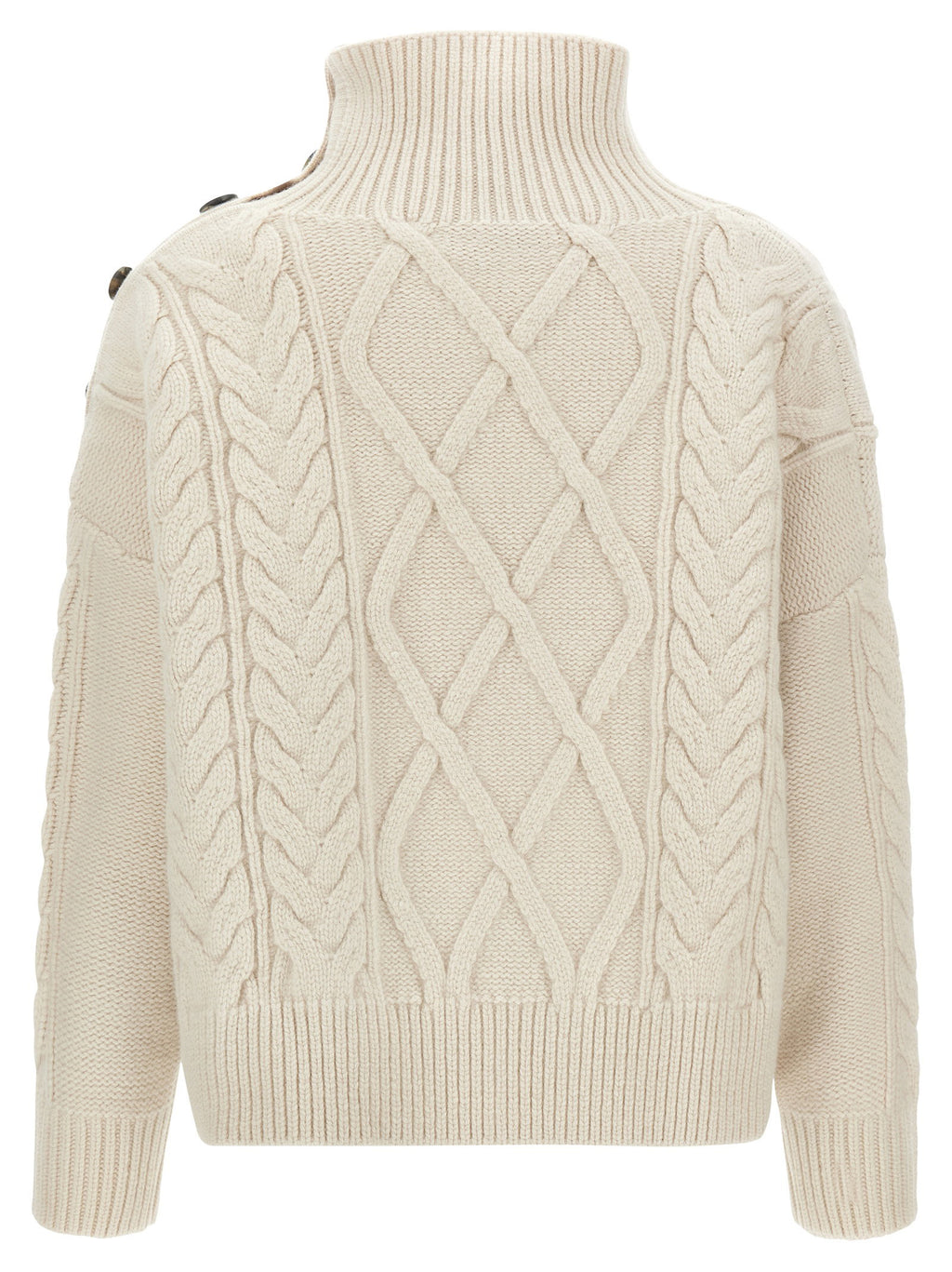 Yves Salomon Braided Sweater