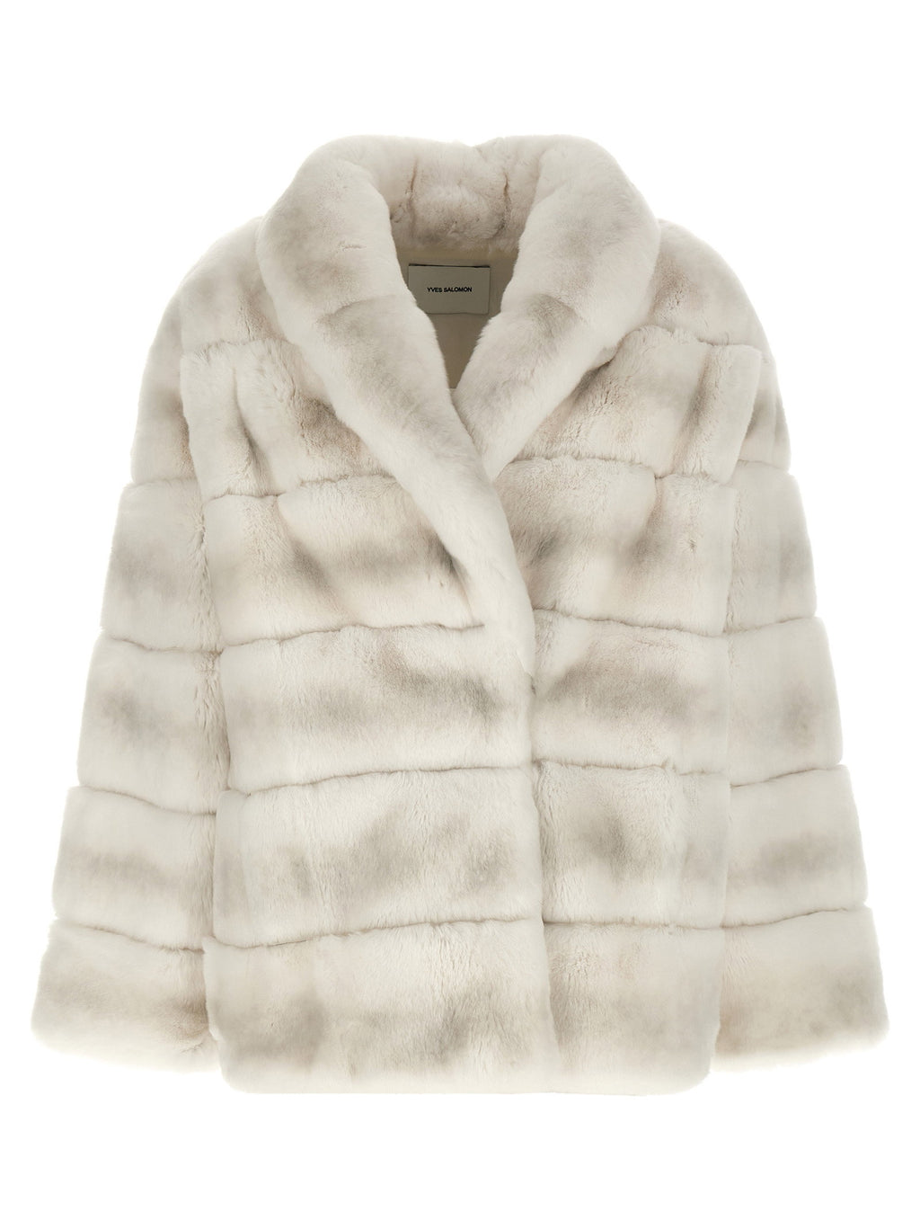 Yves Salomon Quilted Fur Coat