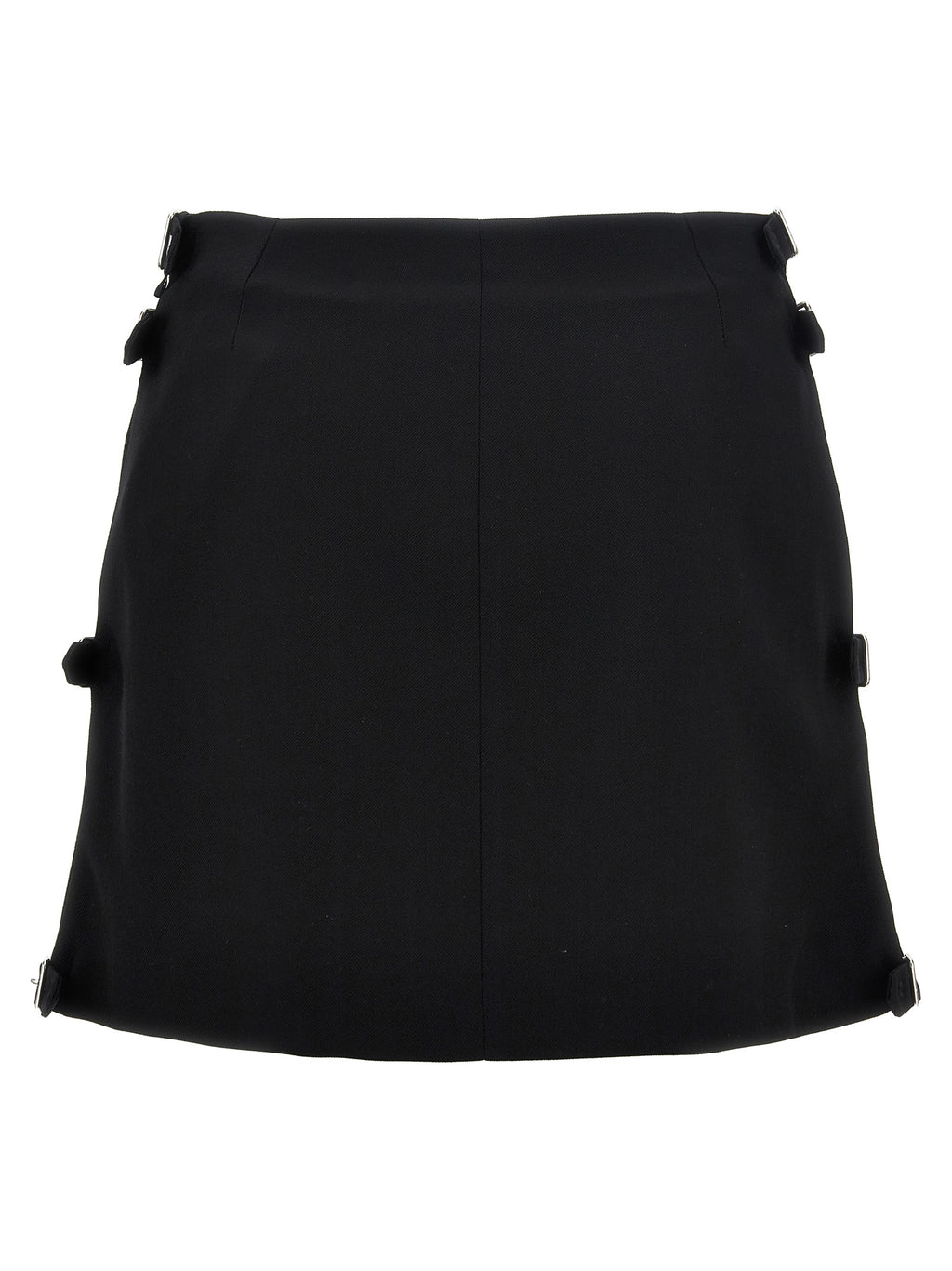 Courreges Multi Sangle Wool Mini Skirt