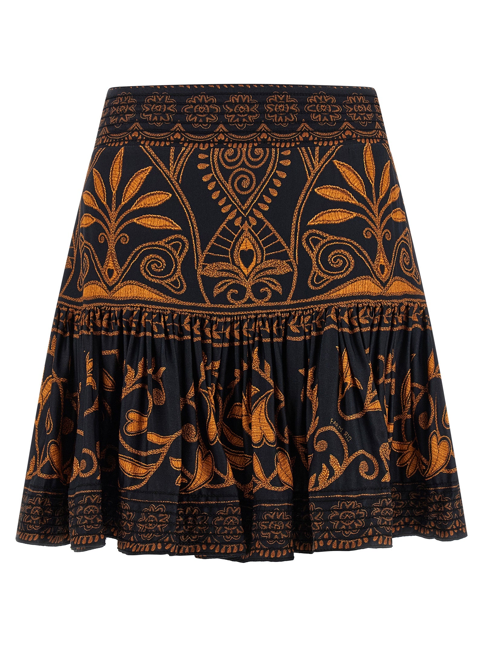 Farm Rio Cornely Anika Black Skirt