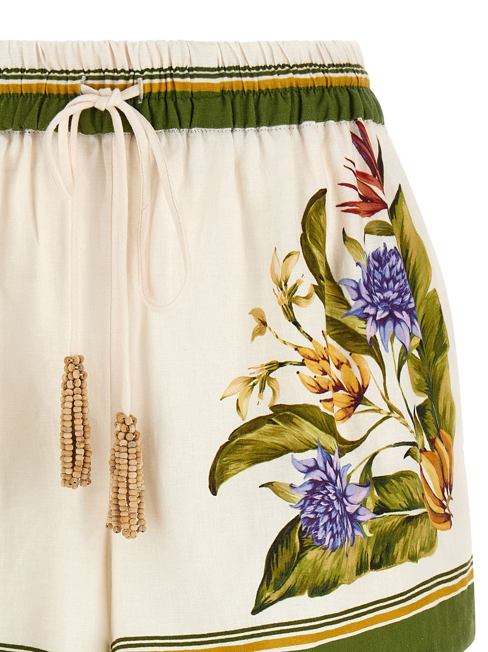 Farm Rio Sand Tropical Scarf Shorts
