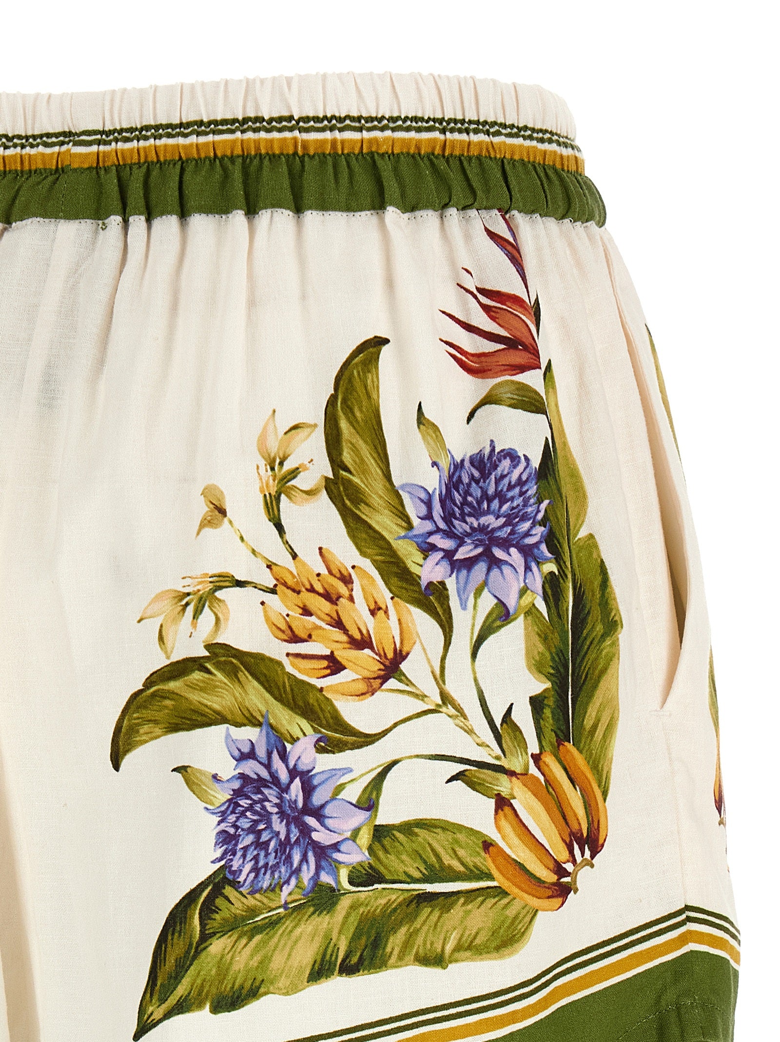 Farm Rio Sand Tropical Scarf Shorts
