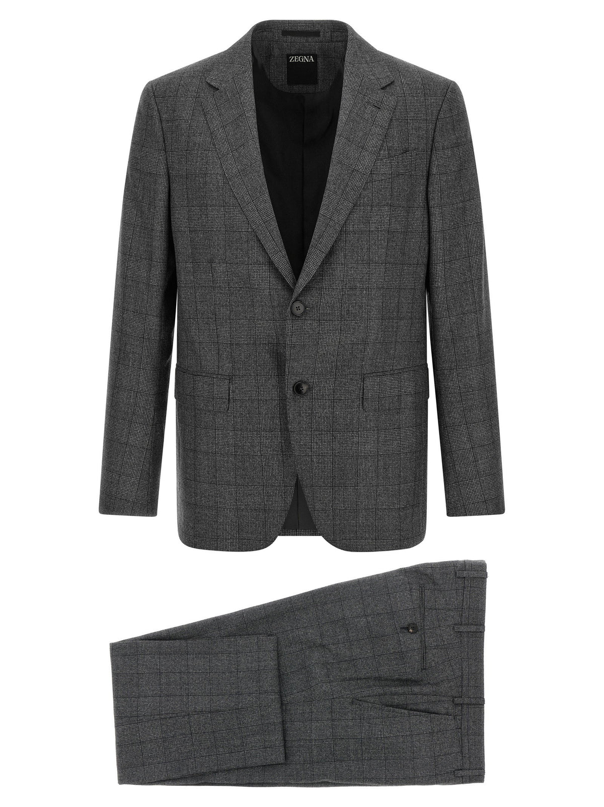 Zegna Square Flannel Dress