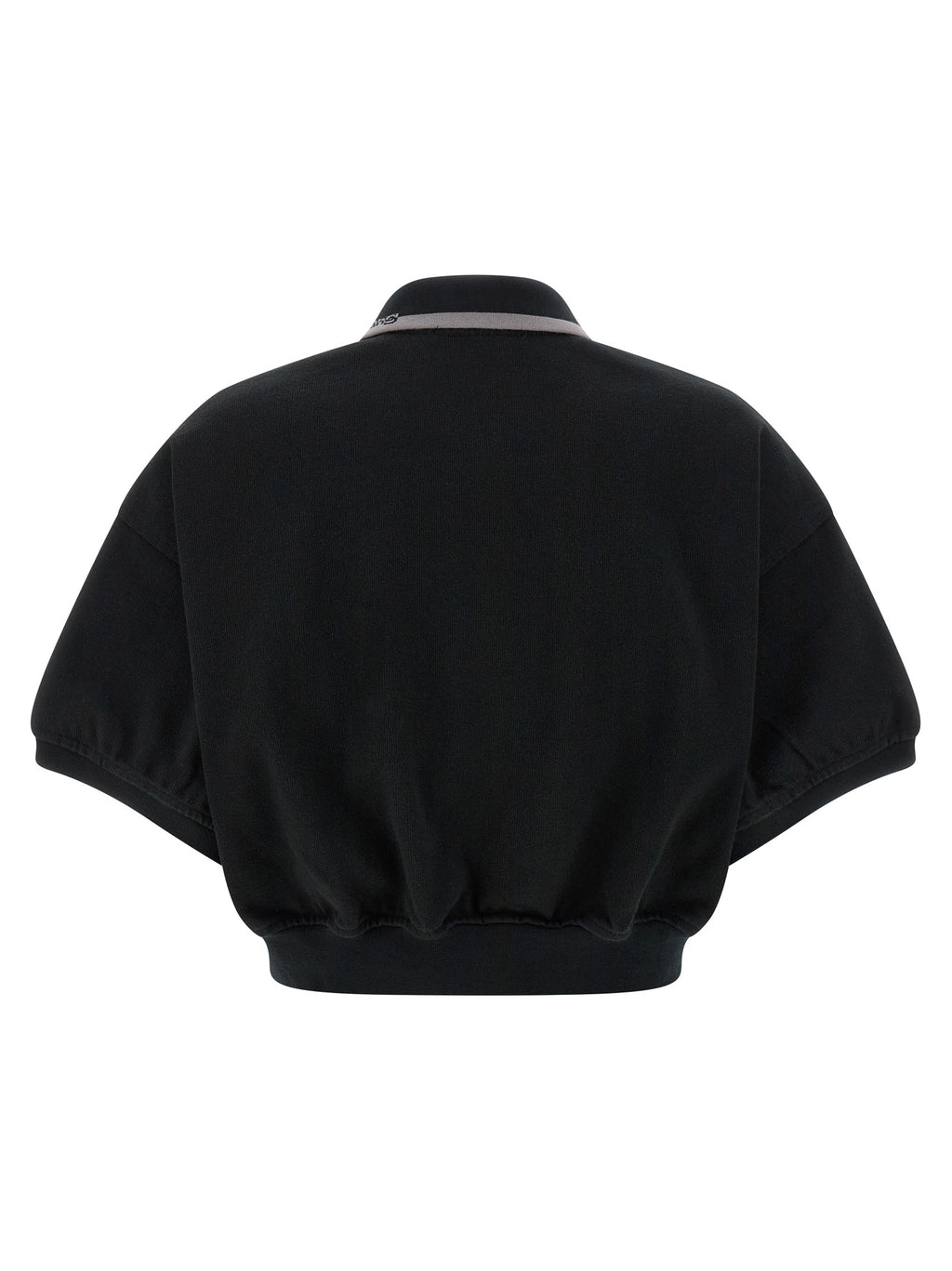T By Alexander Wang Intarsia Collar Polo Shirt
