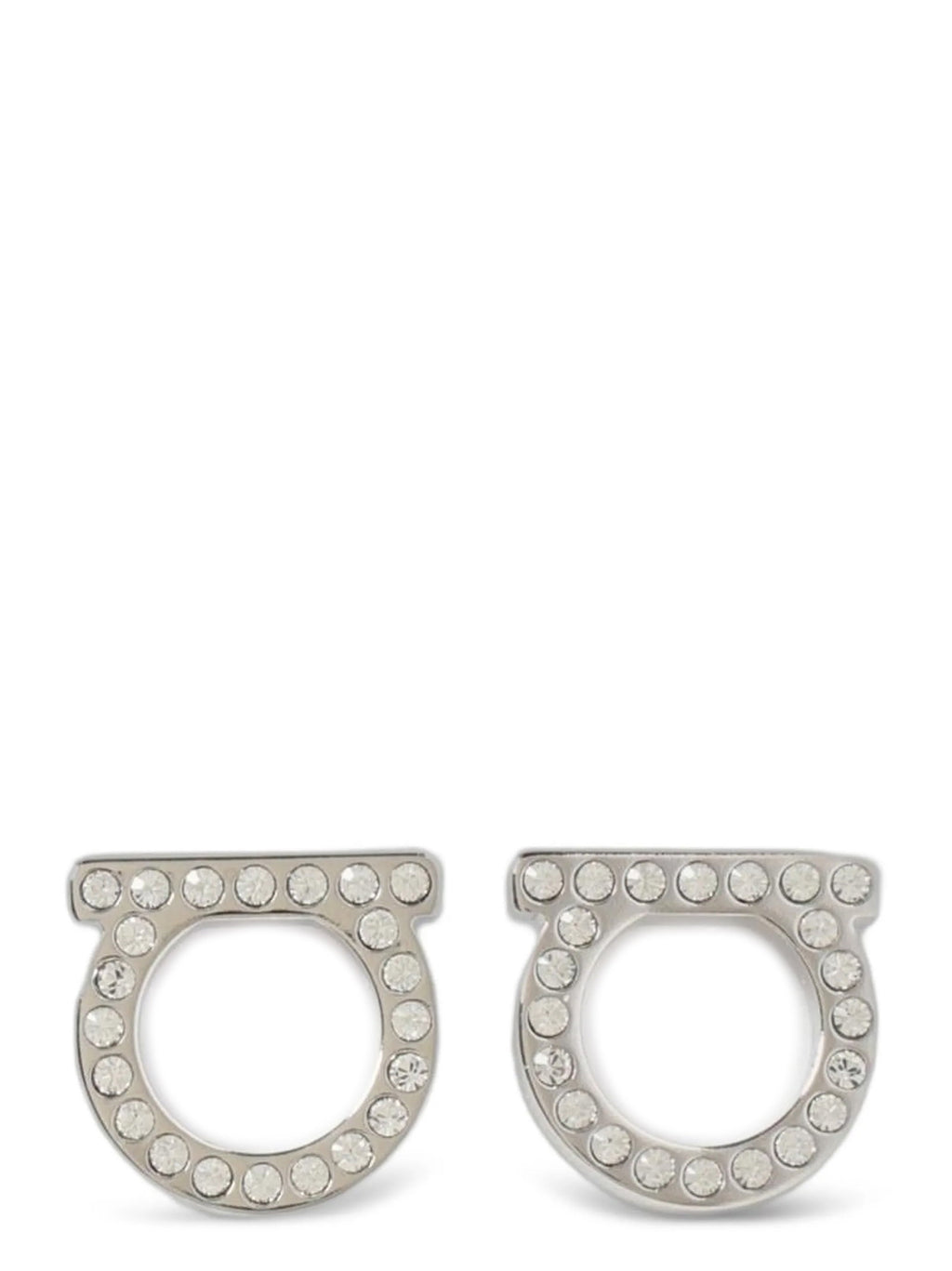 Ferragamo Gancini Crystals Earrings