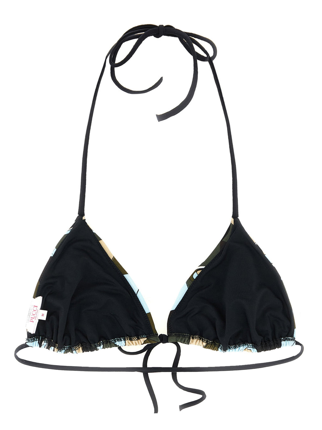 Emilio Pucci Triangle Bikini Top