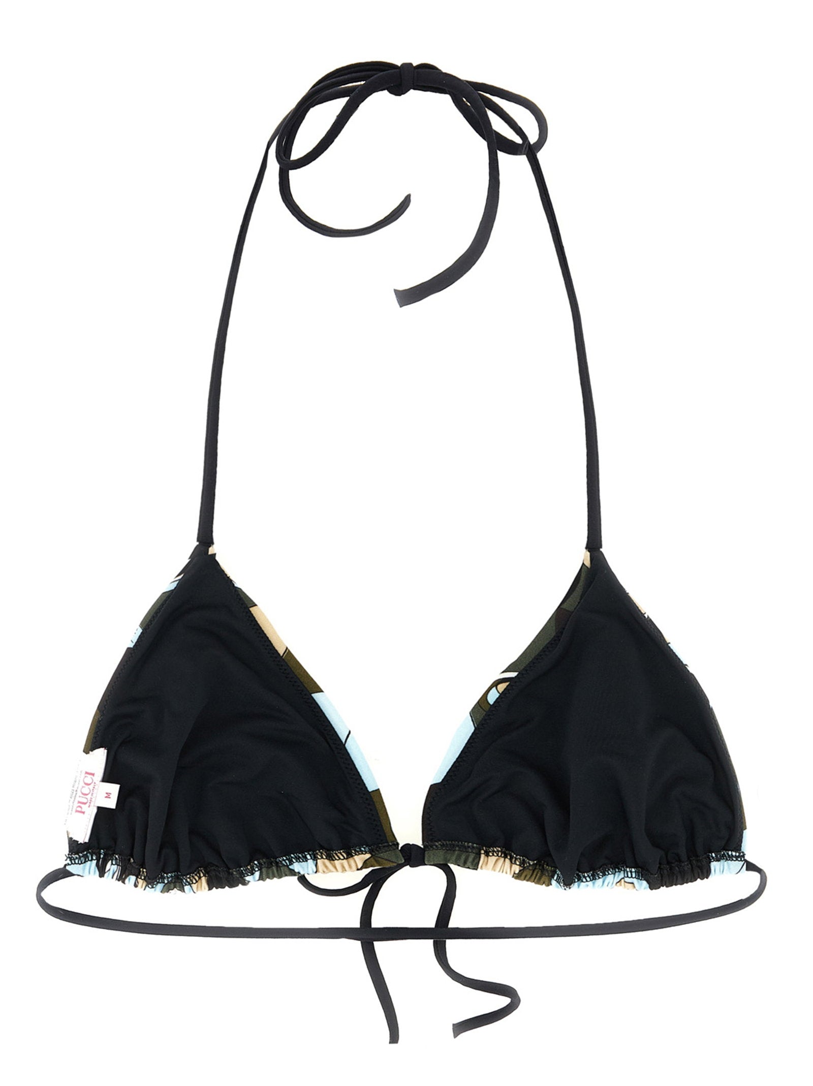 Emilio Pucci Triangle Bikini Top