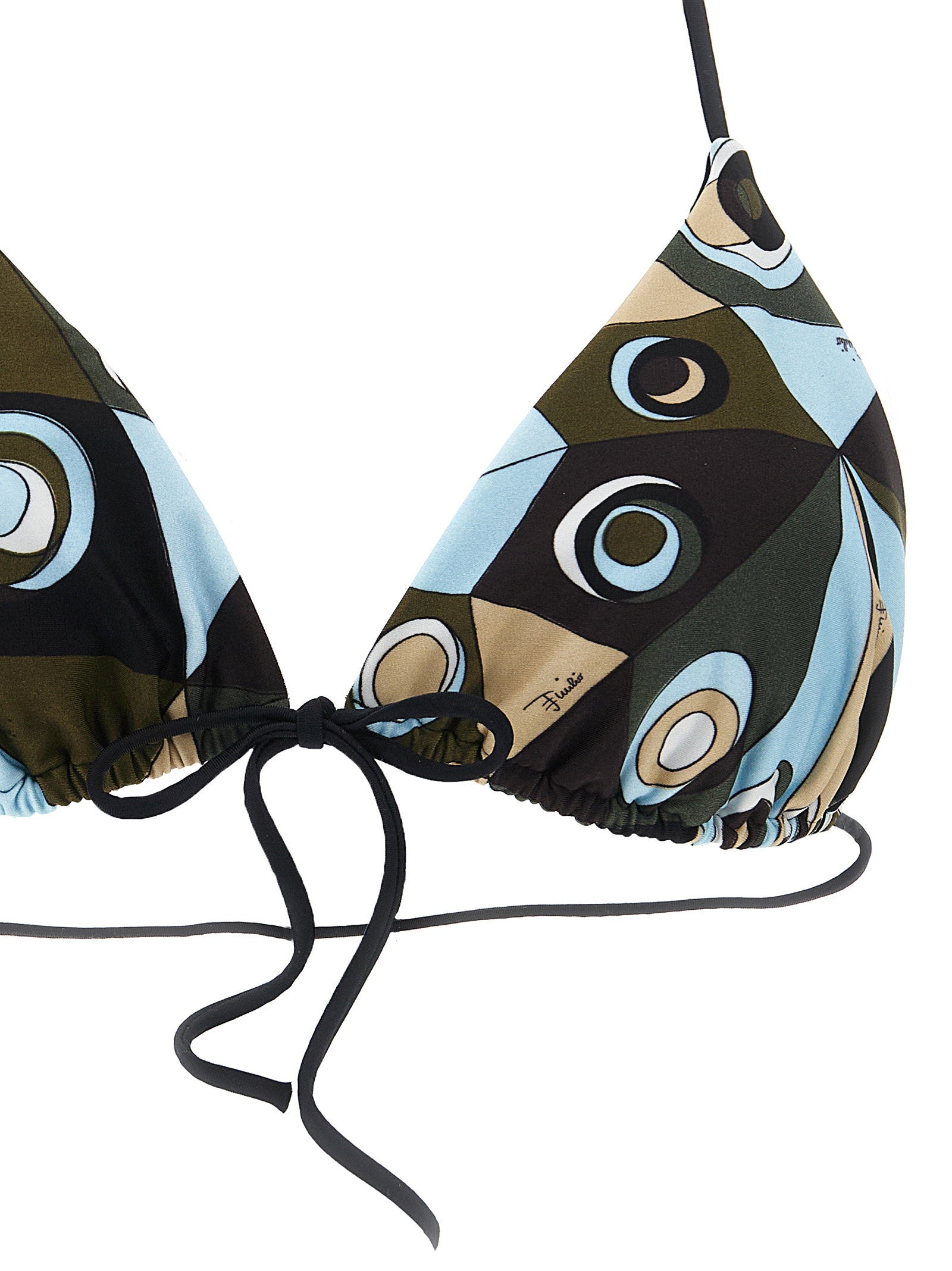 Emilio Pucci Triangle Bikini Top