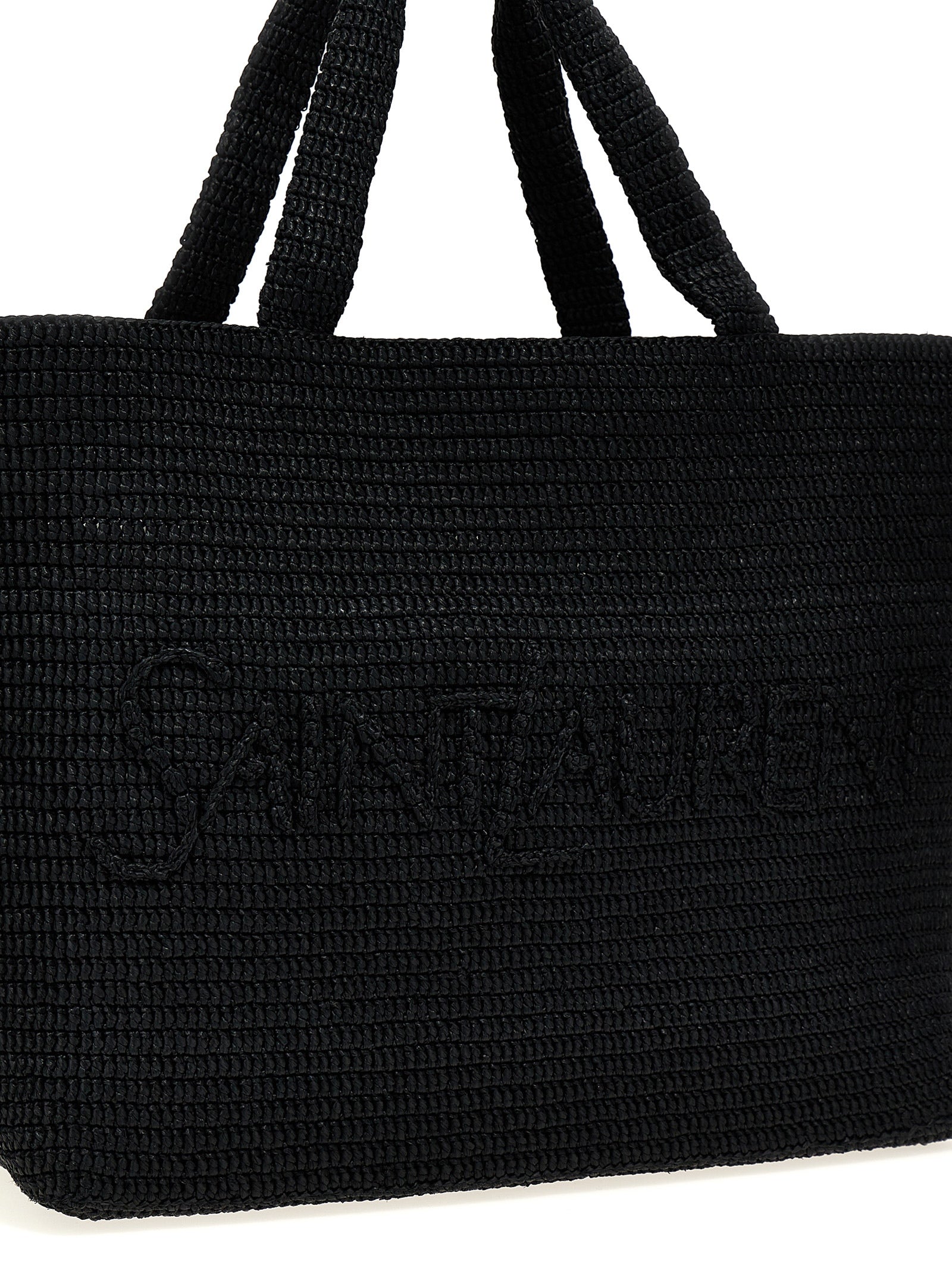 Saint Laurent Rafia Tote Bag