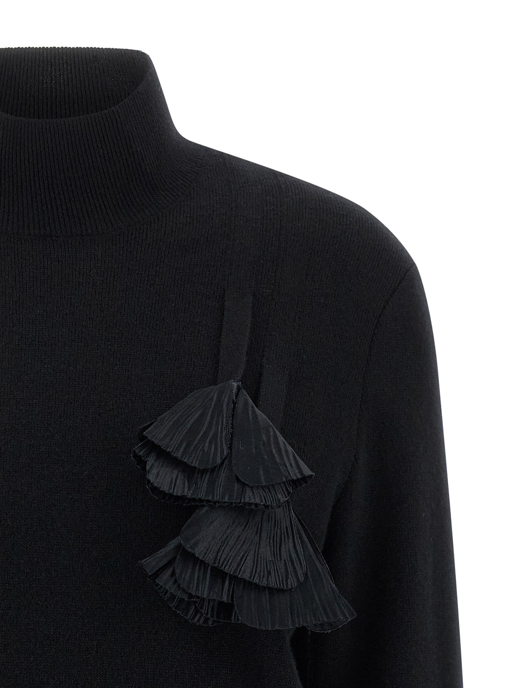 Ferragamo Floral Insert Sweater