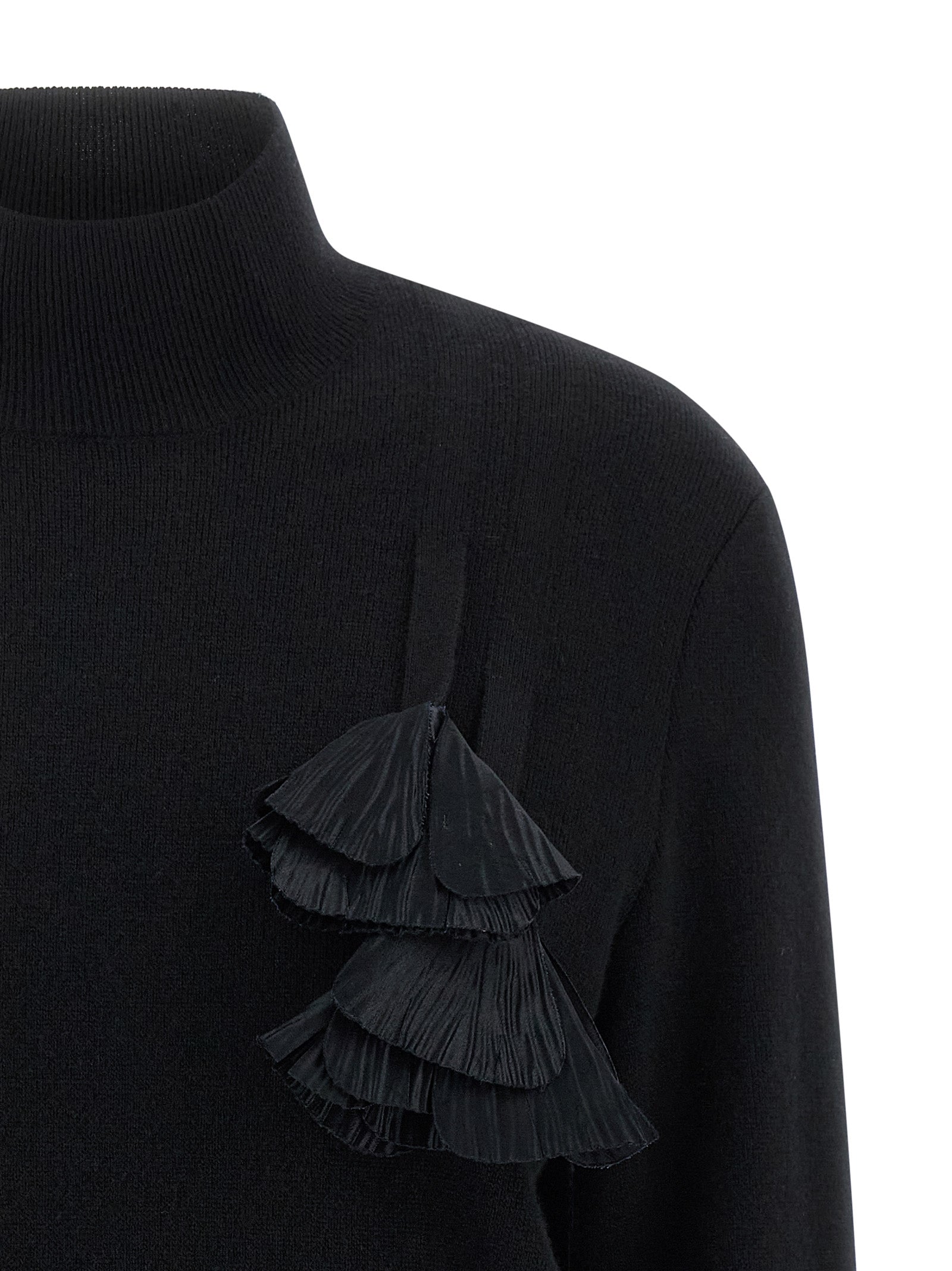 Ferragamo Floral Insert Sweater