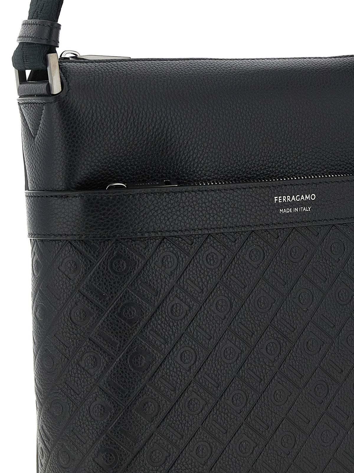 Ferragamo Monogram Messenger Crossbody Bag