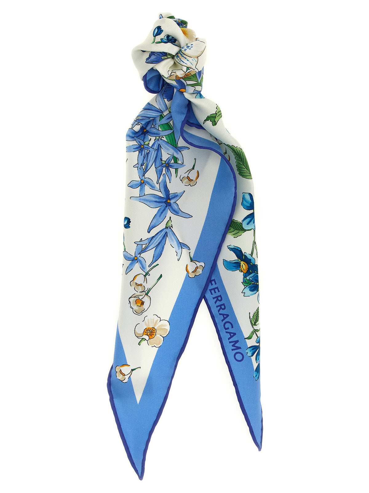 Ferragamo Primavera Print Diamond Scarf