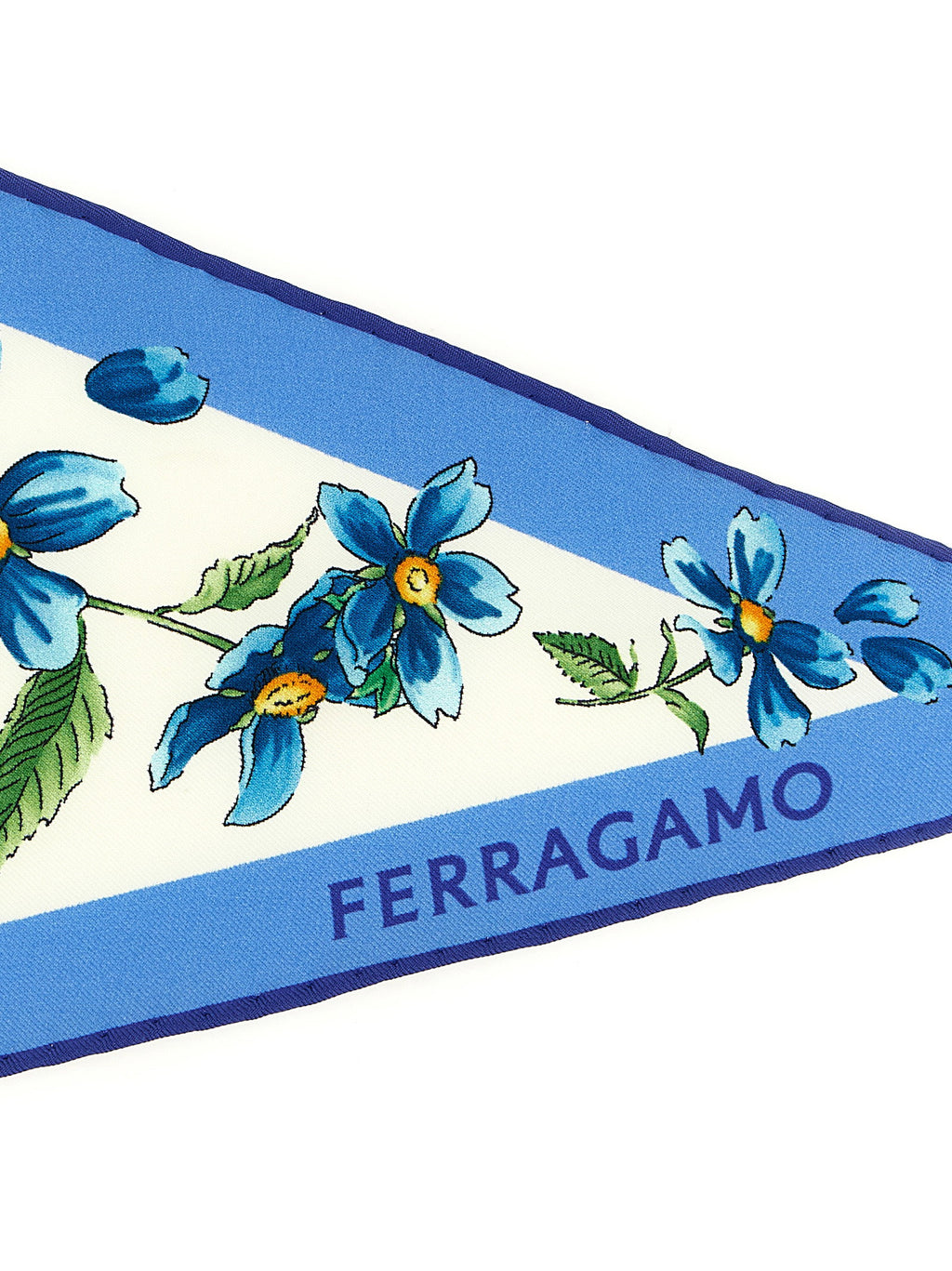 Ferragamo Primavera Print Diamond Scarf