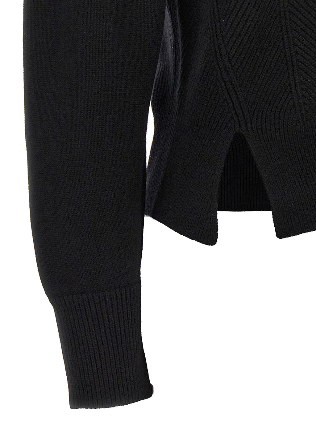 Mcqueen Chevron Corset Sweater