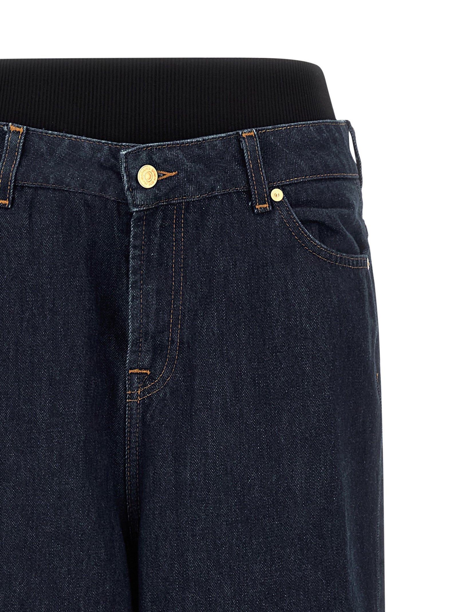 7 For All Mankind Banded Slouchy Wide Jeans