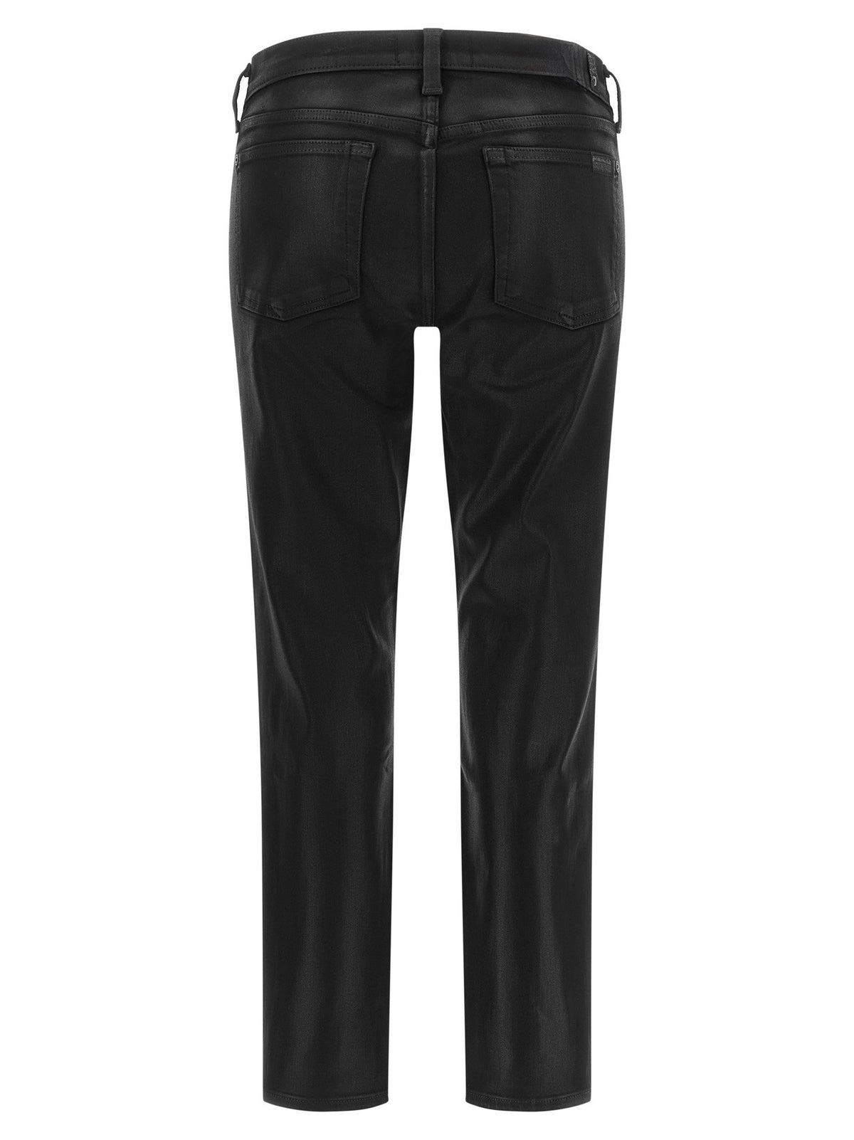 7 For All Mankind Leather Effect Jeans