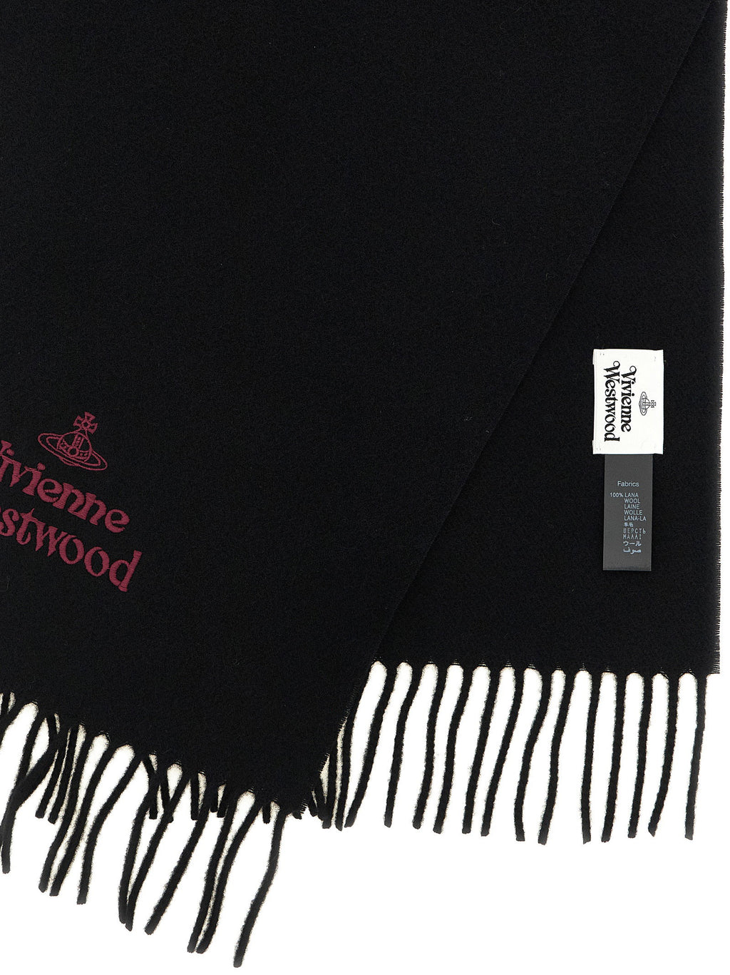 Vivienne Westwood Logo Embroidery Scarf
