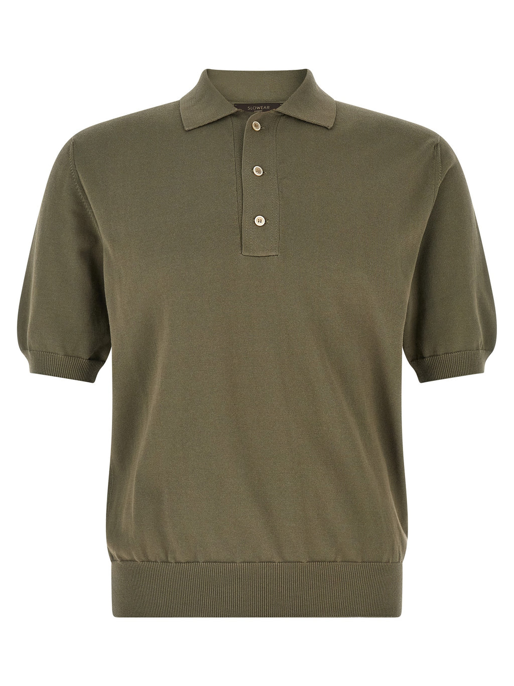 Zanone Cotton Knit Polo Shirt