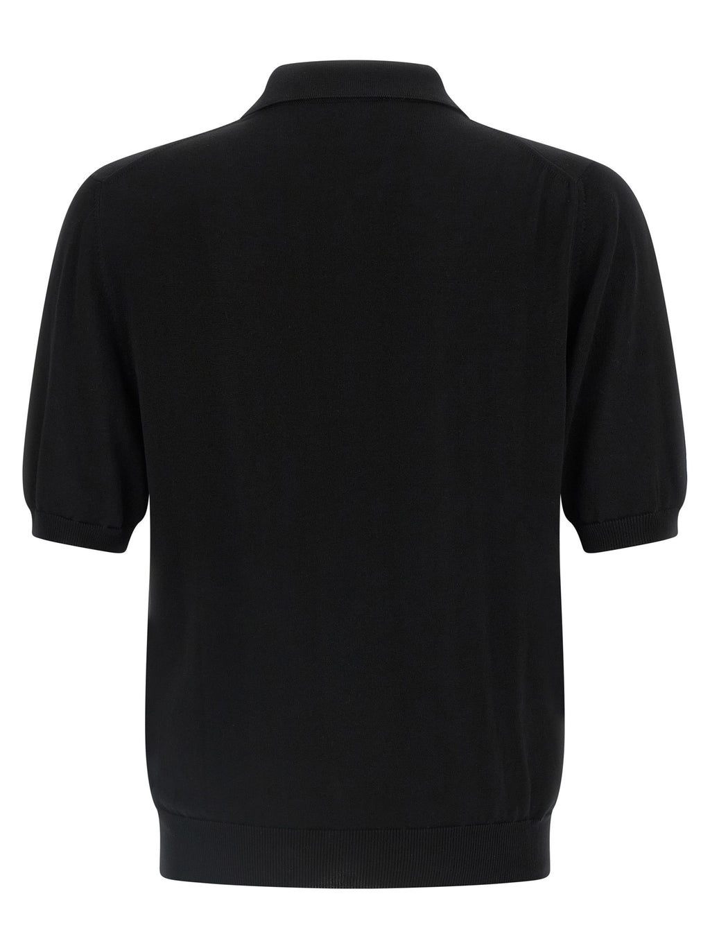 Zanone Cotton Knit Polo Shirt