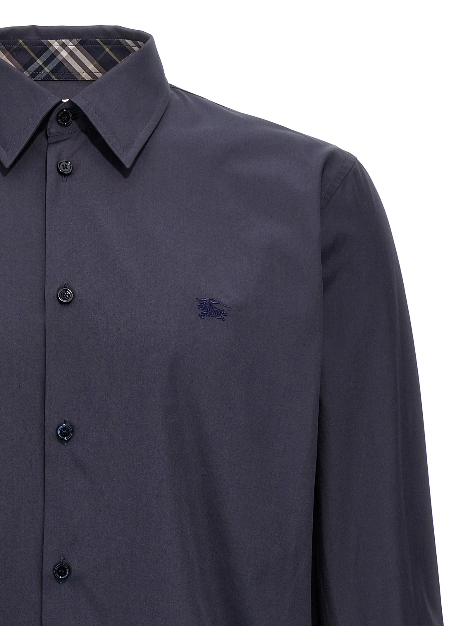 Burberry Logo Embroidery Shirt