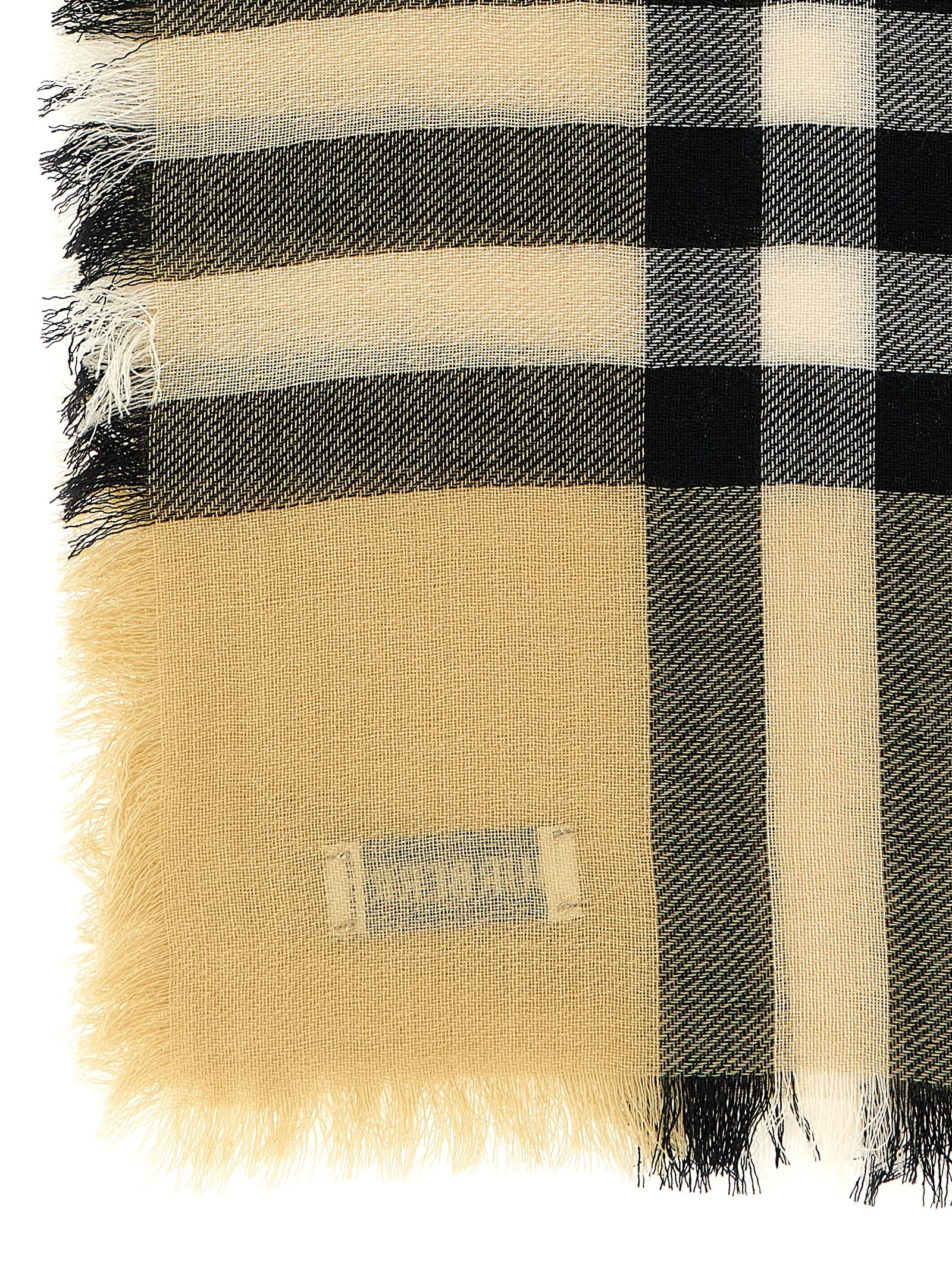 Burberry Check Wool Scarf