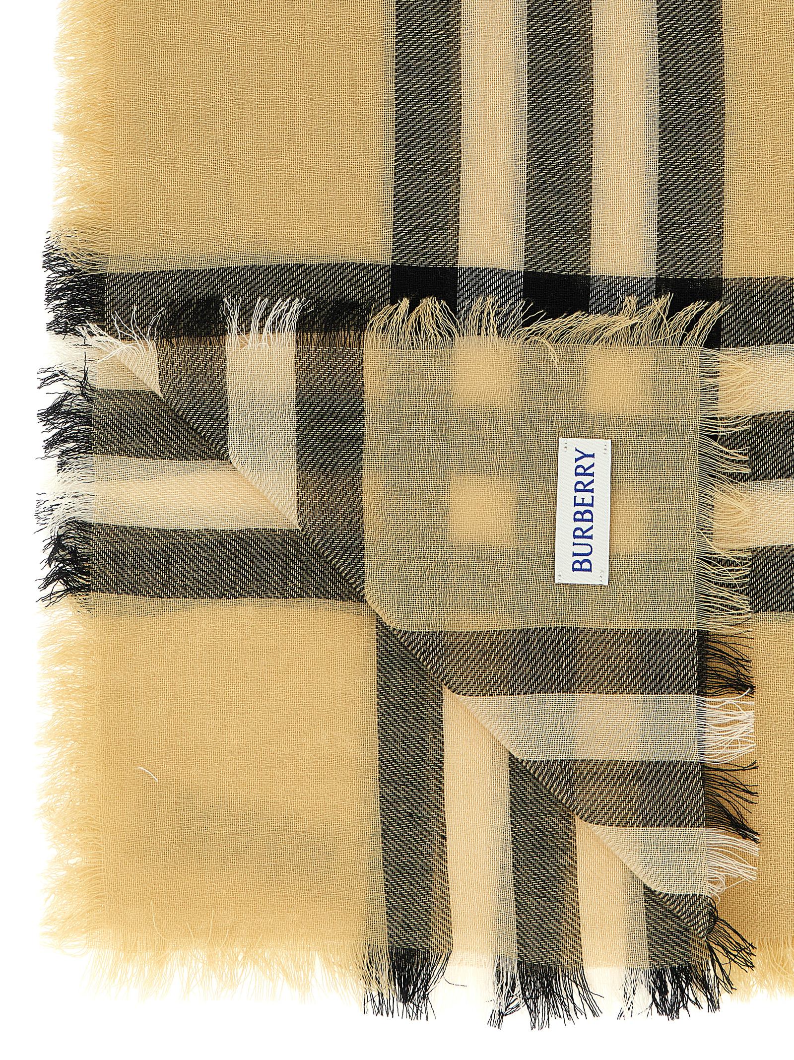 Burberry Check Wool Scarf