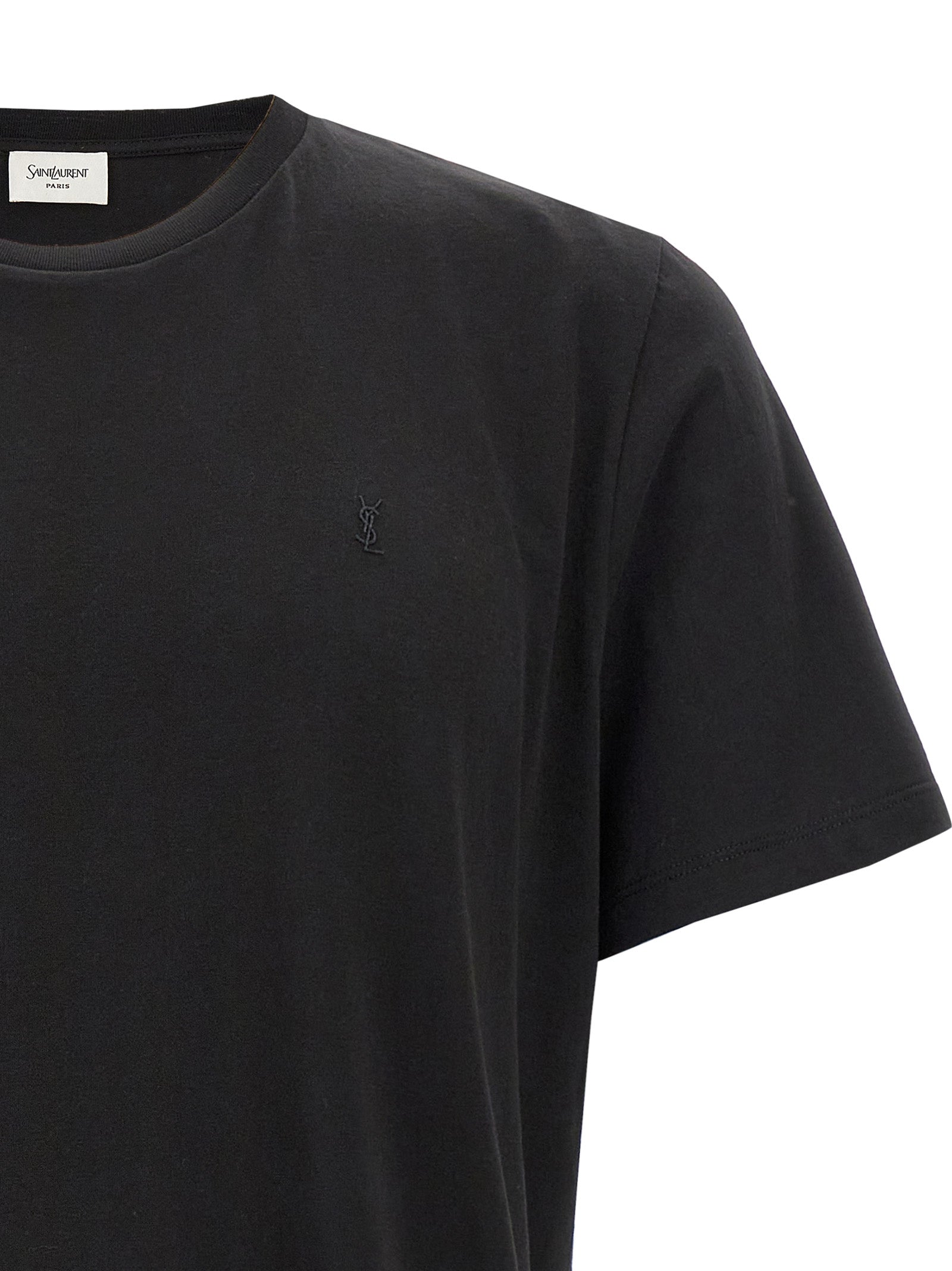 Saint Laurent Cassandre Embroidery T-shirt
