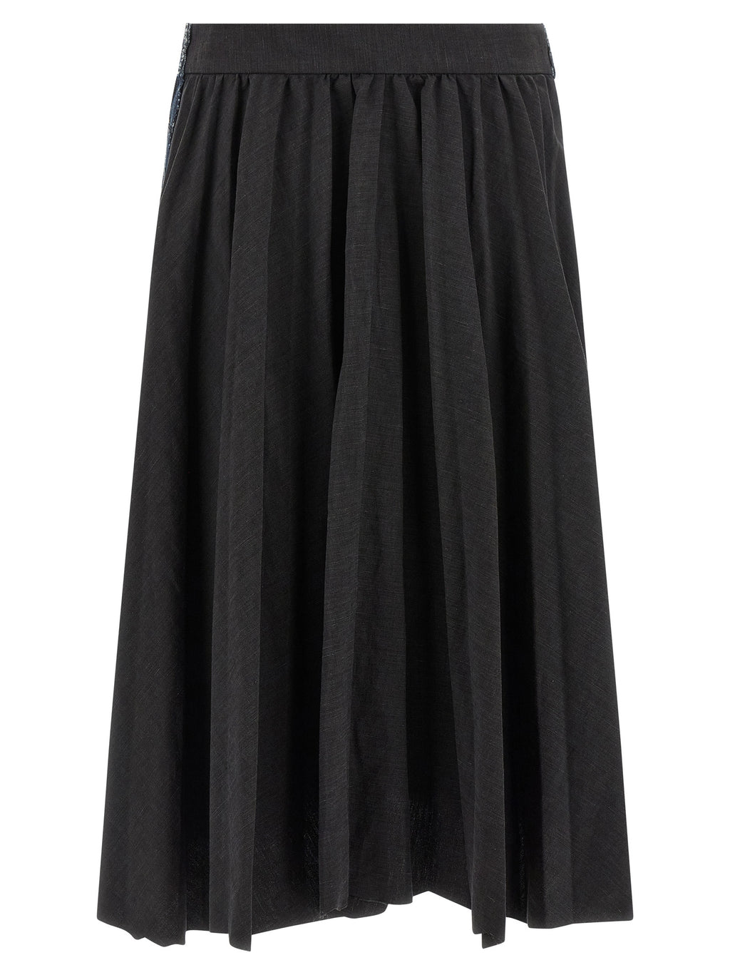 Balenciaga Hybrid Pleated Skirt