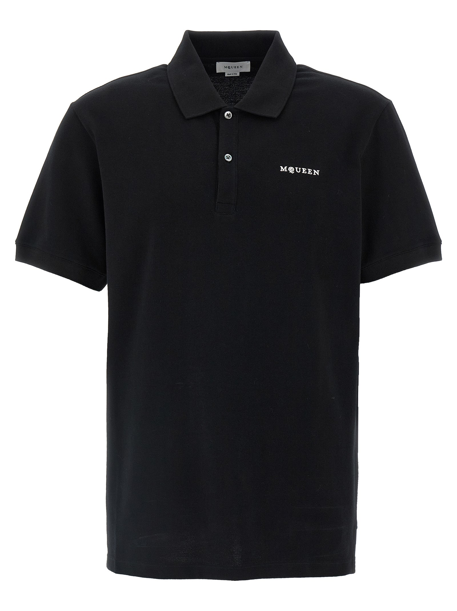 Alexander McQueen Logo Embroidery Polo Shirt