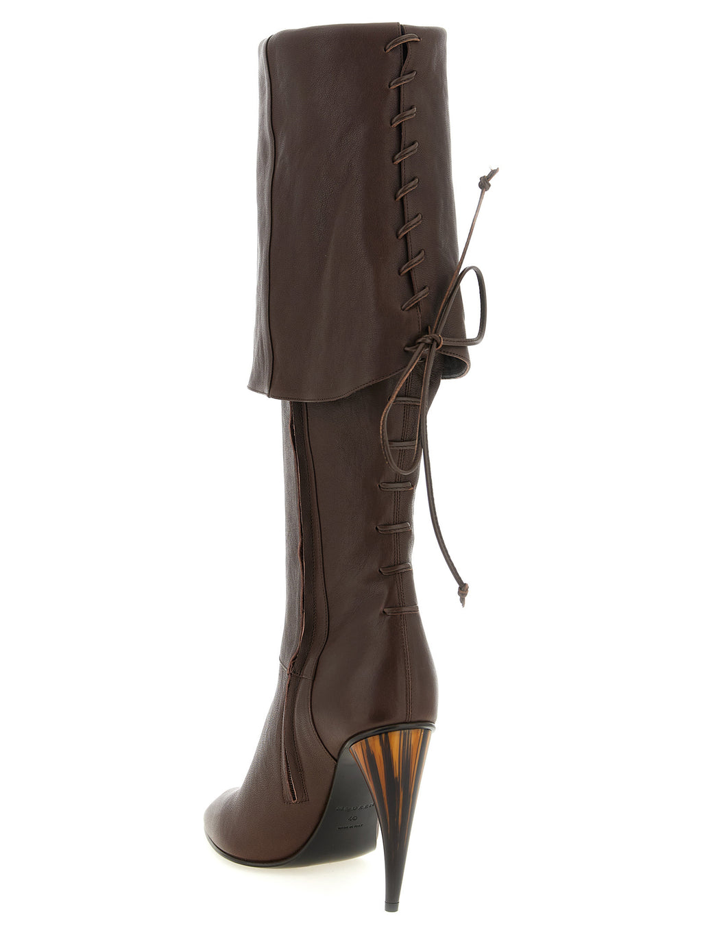 Alexander McQueen Horn Heel Boots