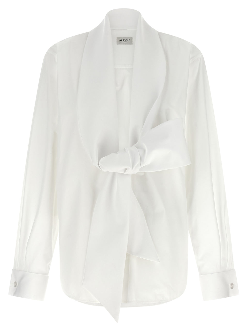 Saint Laurent Lavallière Collar Shirt