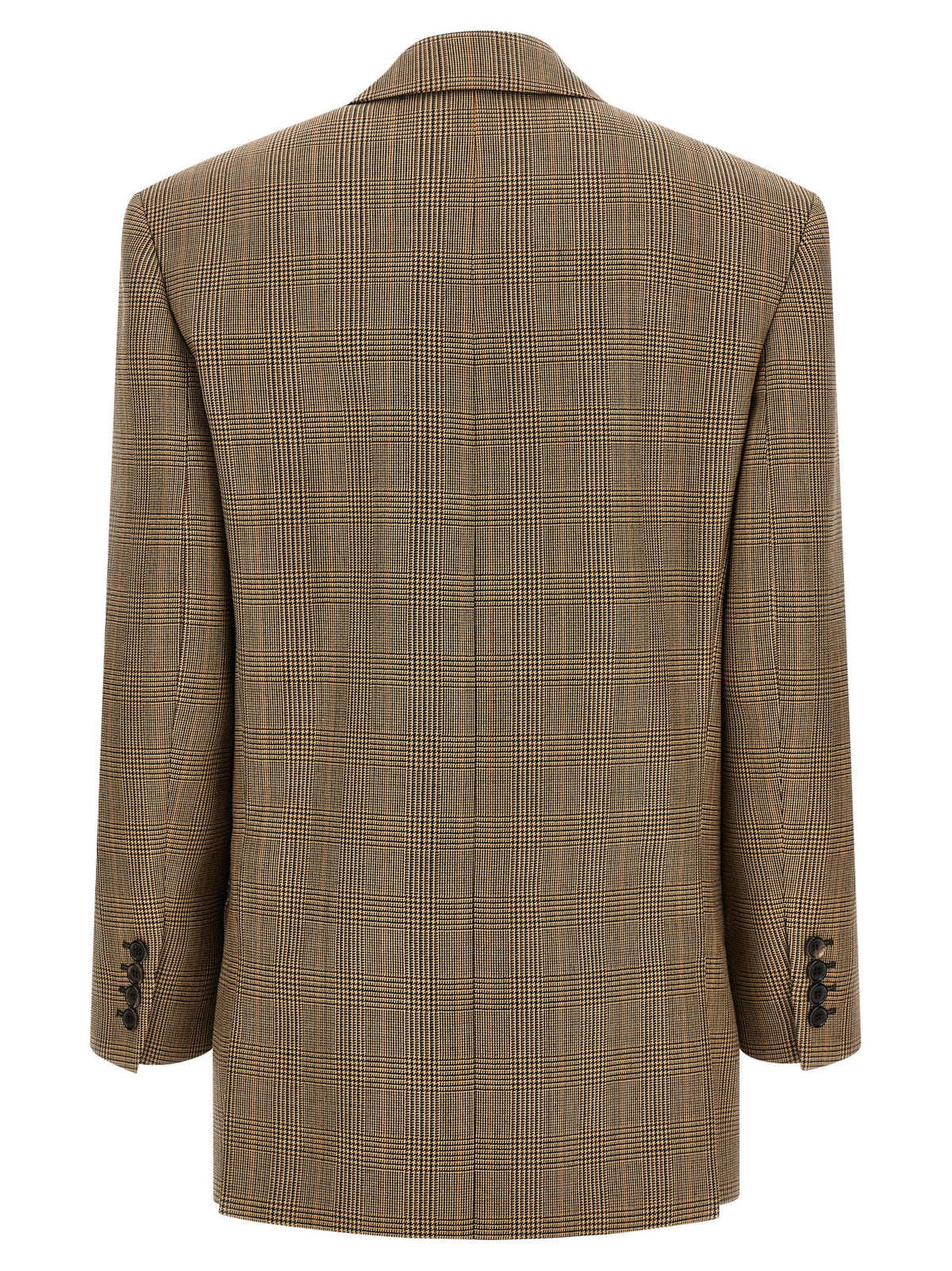 Saint Laurent Prince Of Wales Houndstooth Blazer