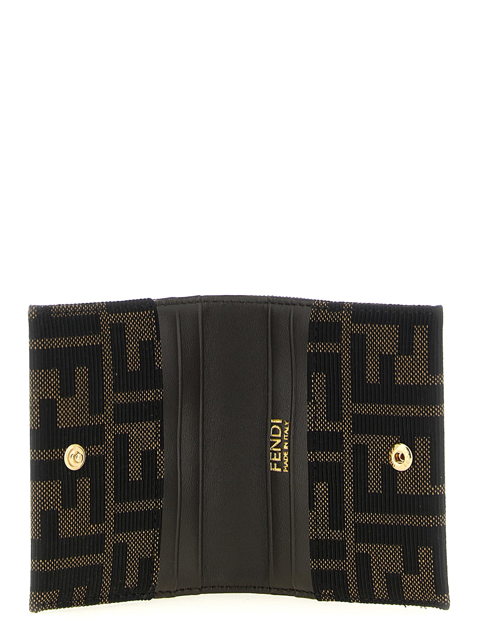 Fendi Ff Jacquard Cardholder