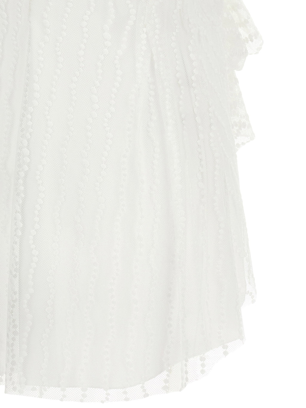 Alberta Ferretti Asymmetrical Tulle Top