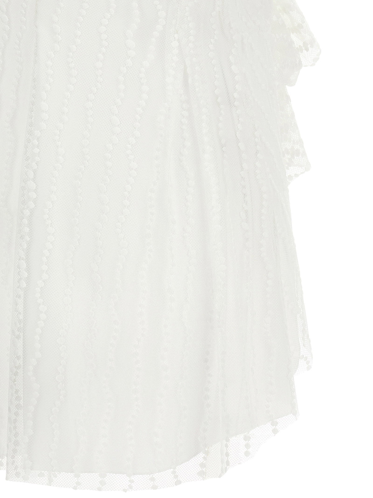 Alberta Ferretti Asymmetrical Tulle Top