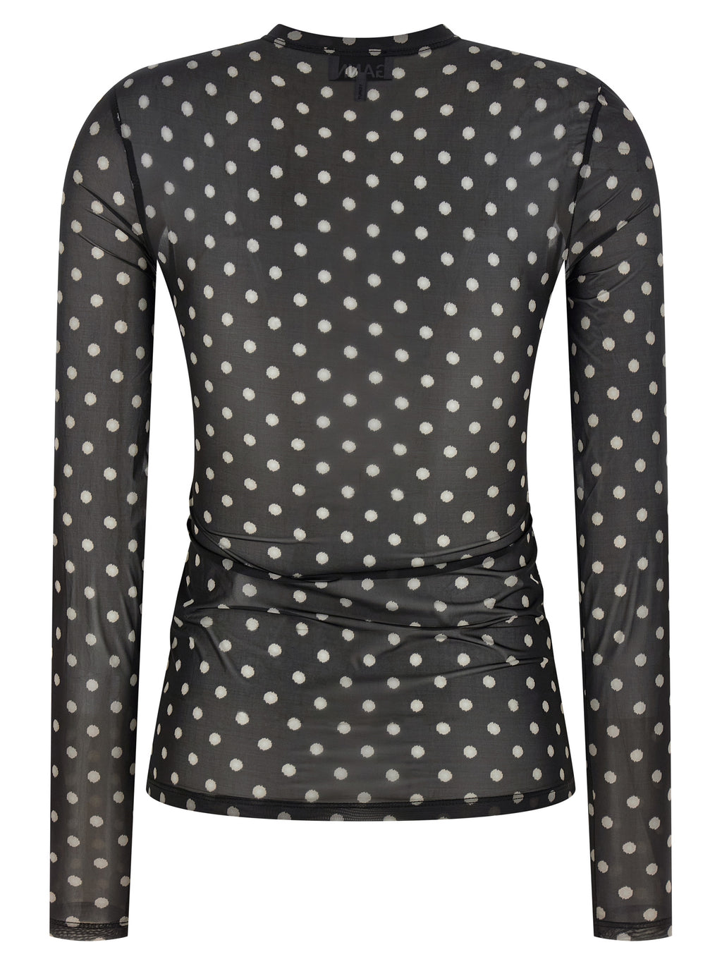 Ganni Printed Sheer Sweater