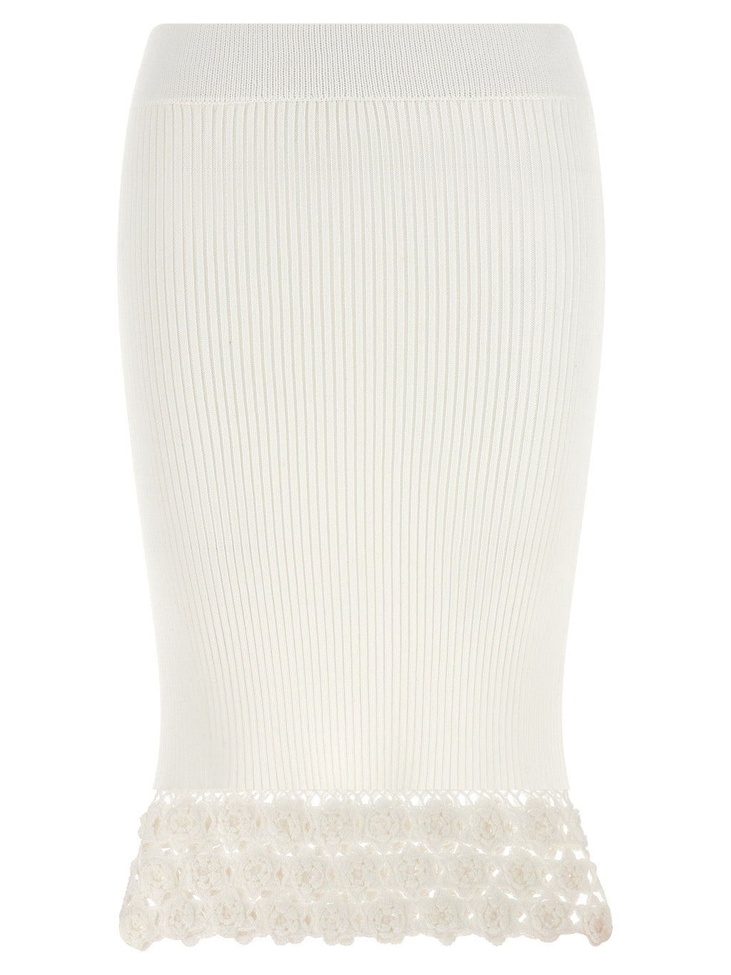 Ganni Cotton Crochet Skirt