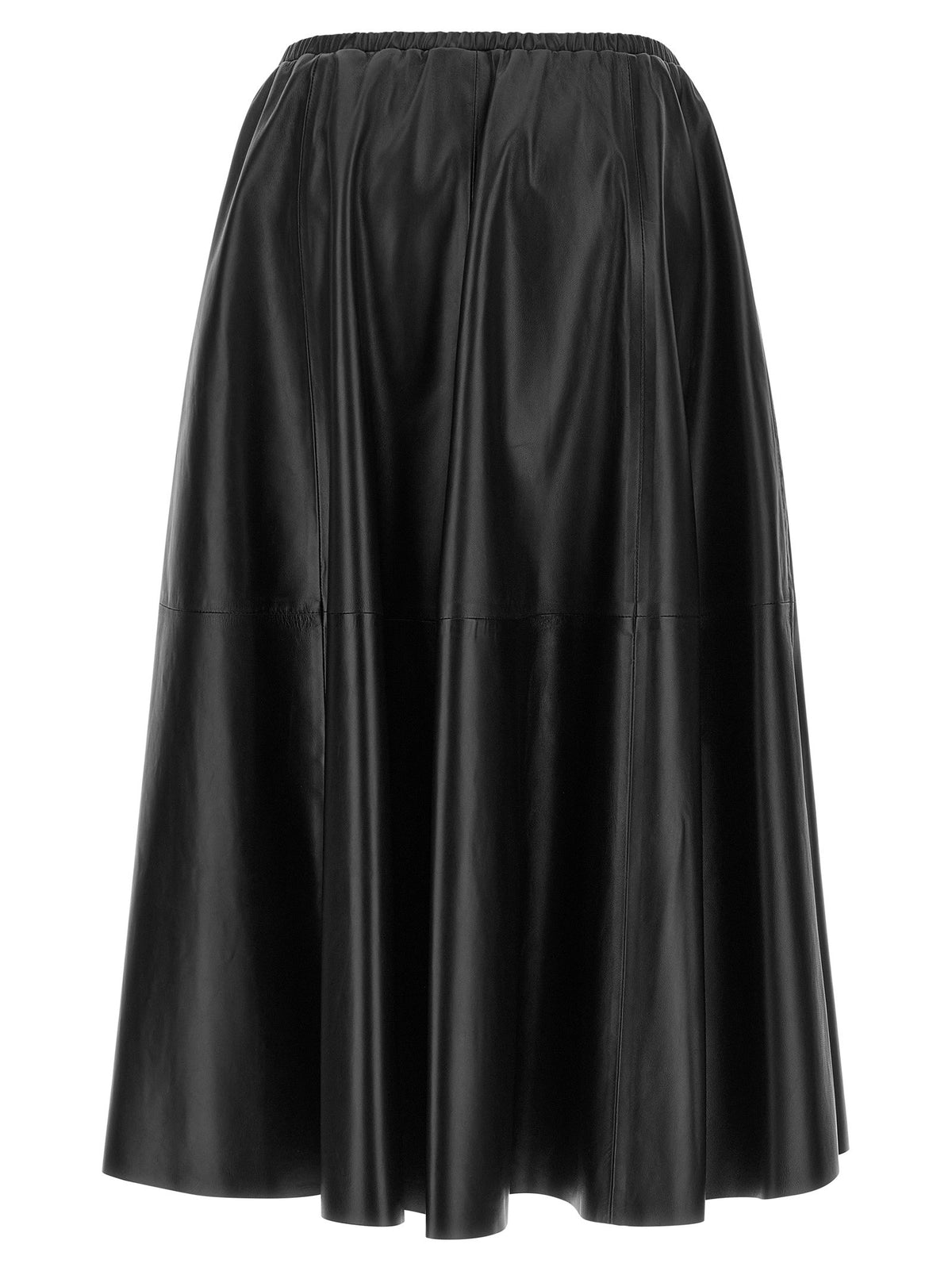 Alberta Ferretti Leather Skirt