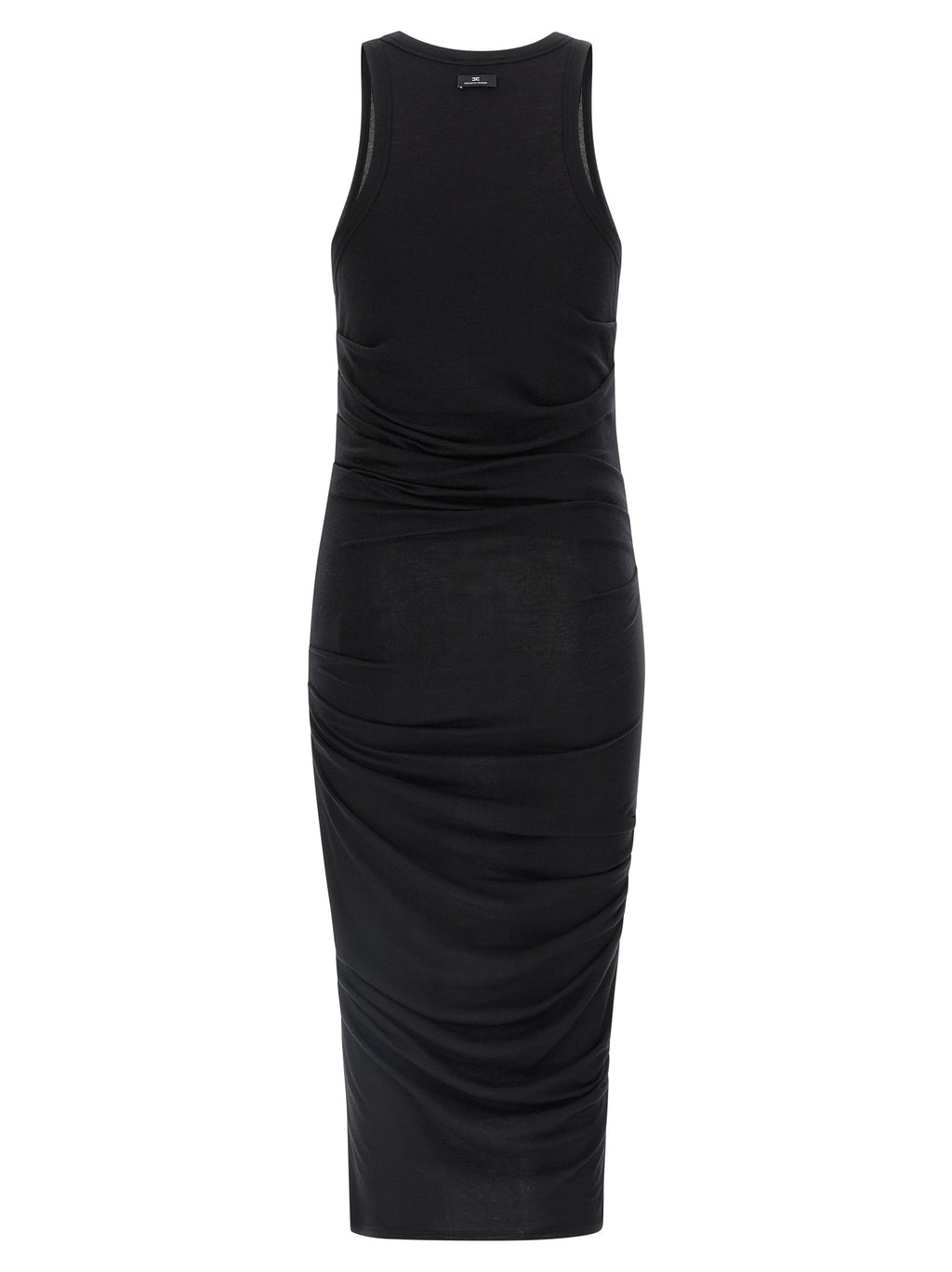 Elisabetta Franchi Logo Embroidery Dress