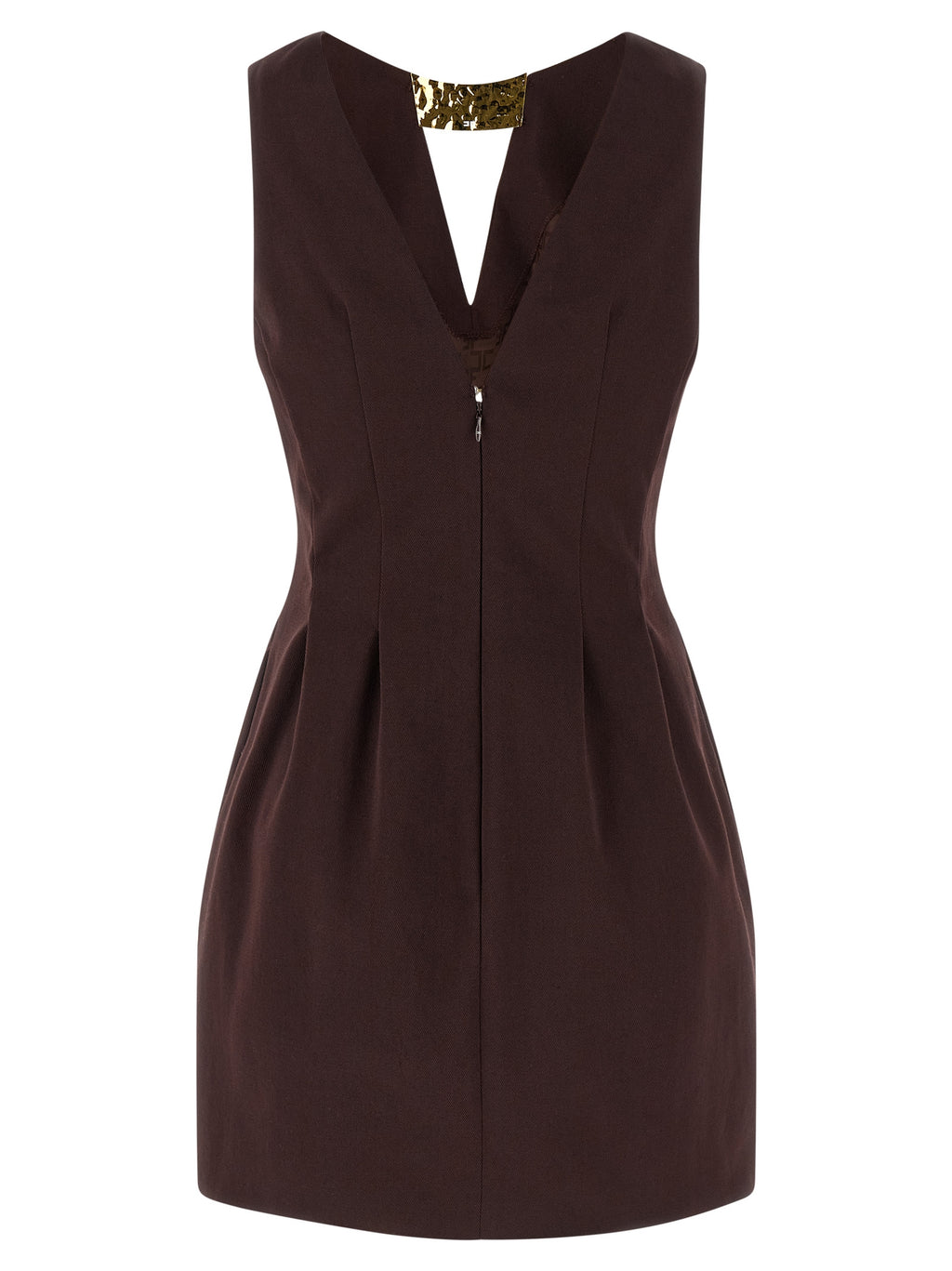 Elisabetta Franchi Metal Plaque Dress