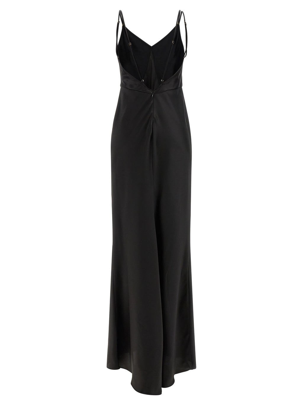 Elisabetta Franchi Red Carpet Satin Dress