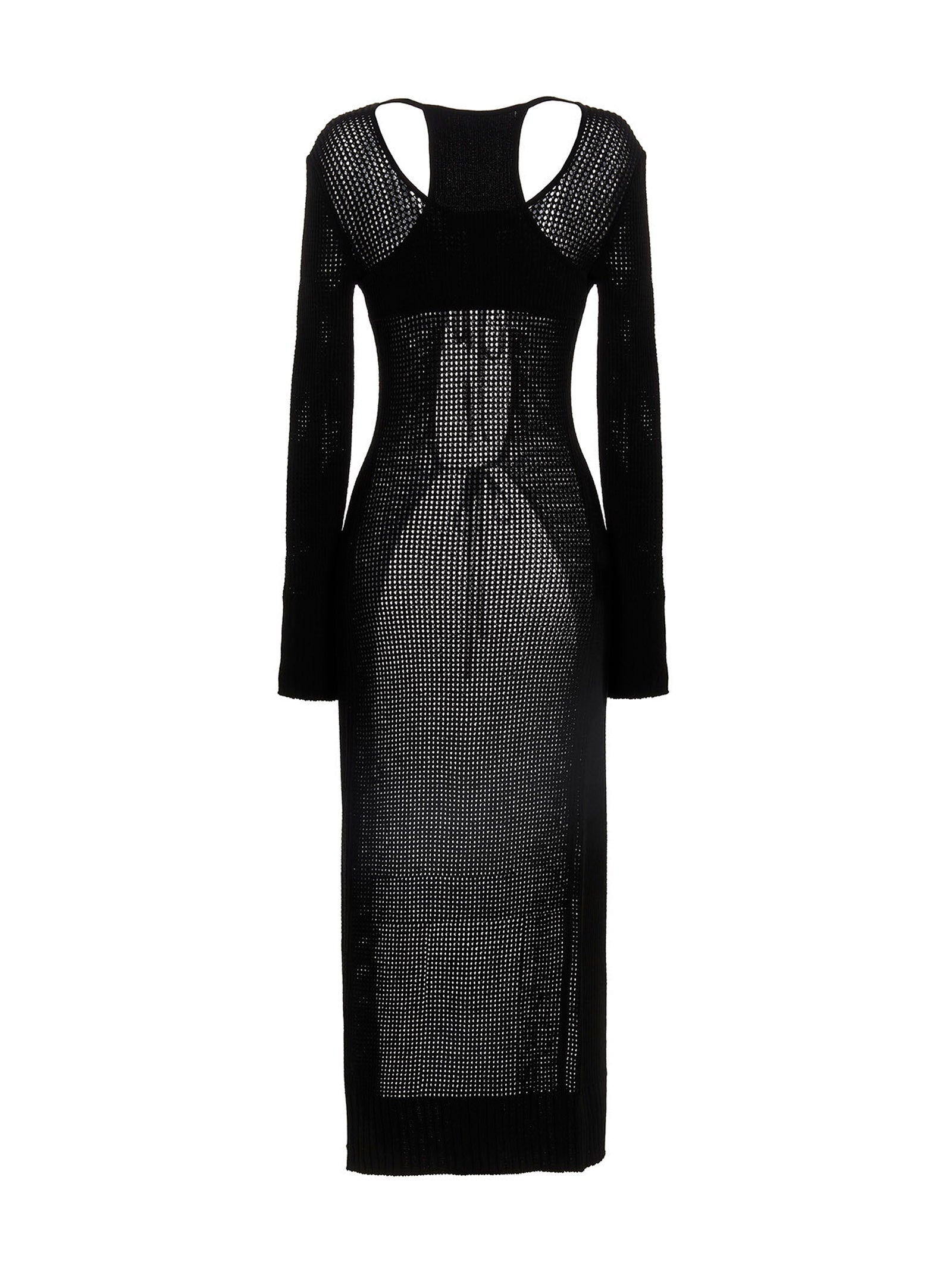 AndreĀdamo Openwork Long Cardigan