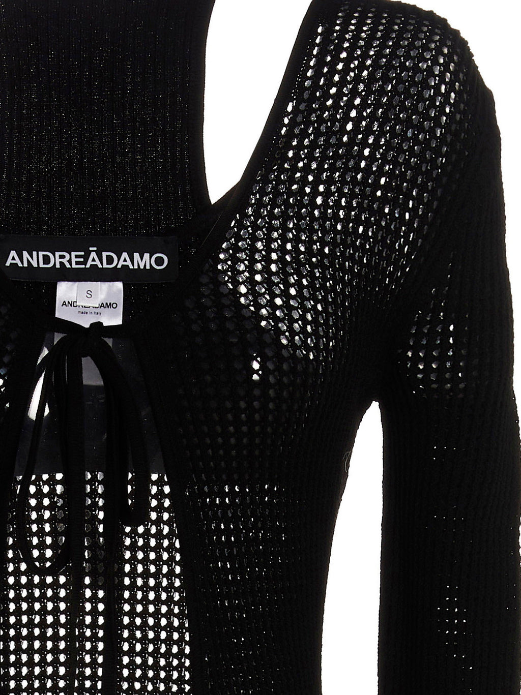 AndreĀdamo Openwork Long Cardigan