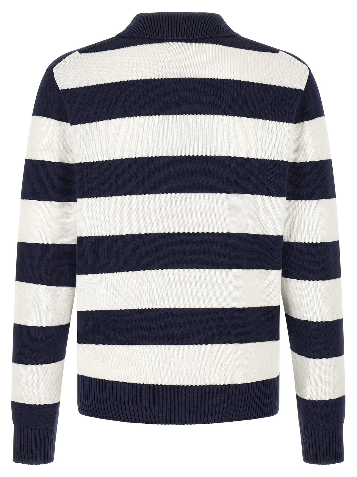 Lacoste Striped Pulover With Polo Collar