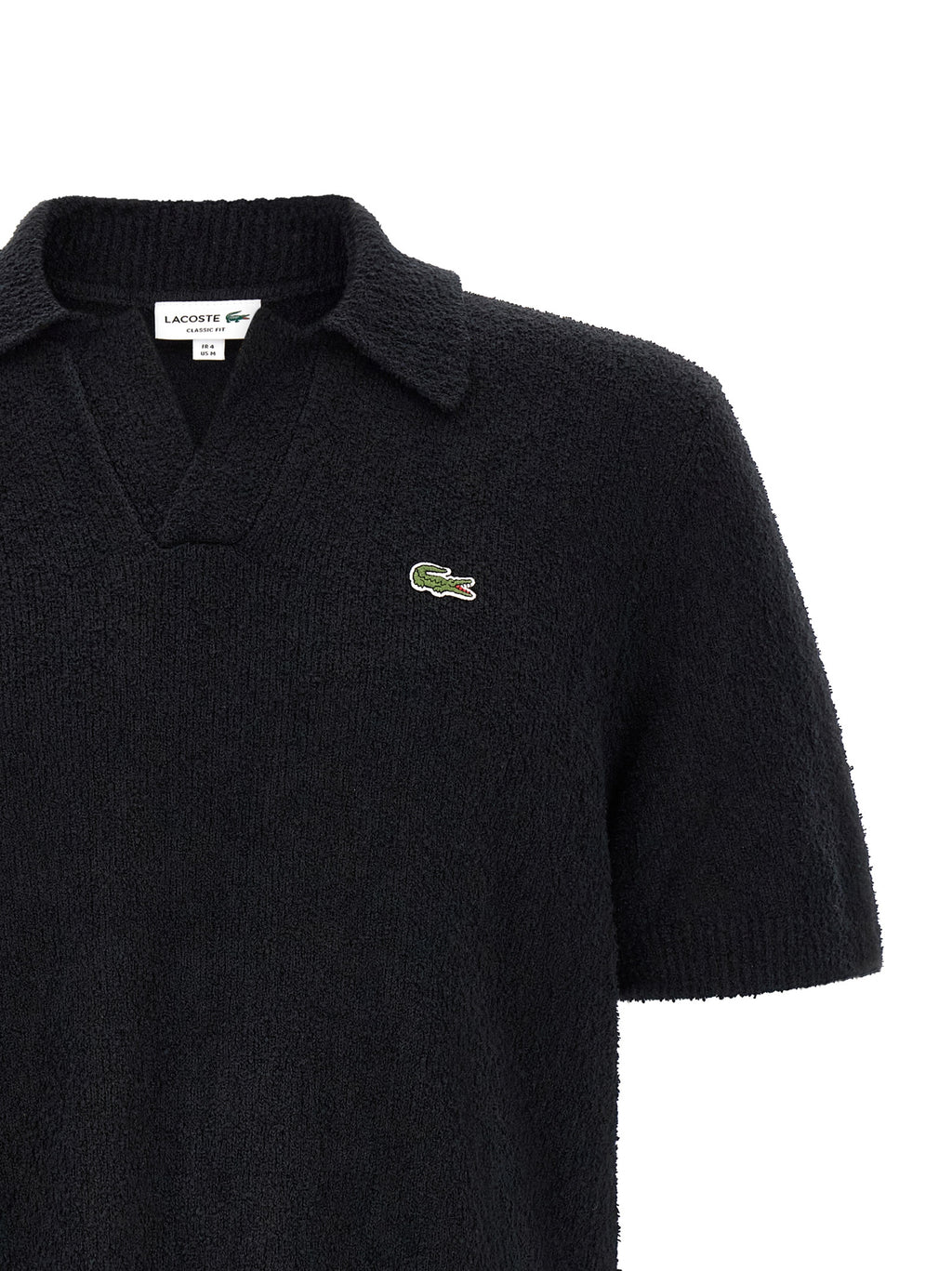 Lacoste Bouclé Knitted Polo Shirt